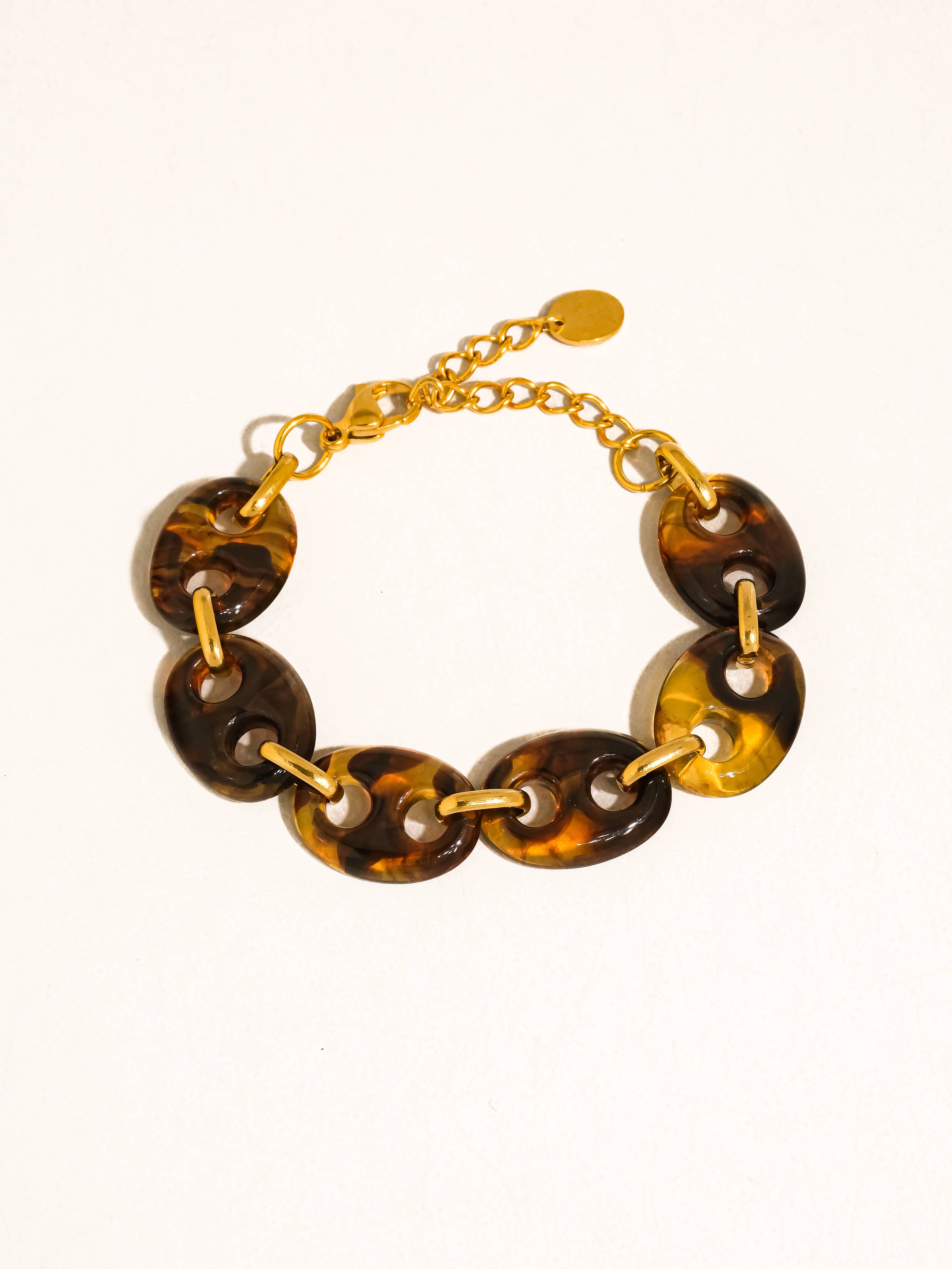Sienna Chunky Resin Link Bracelet