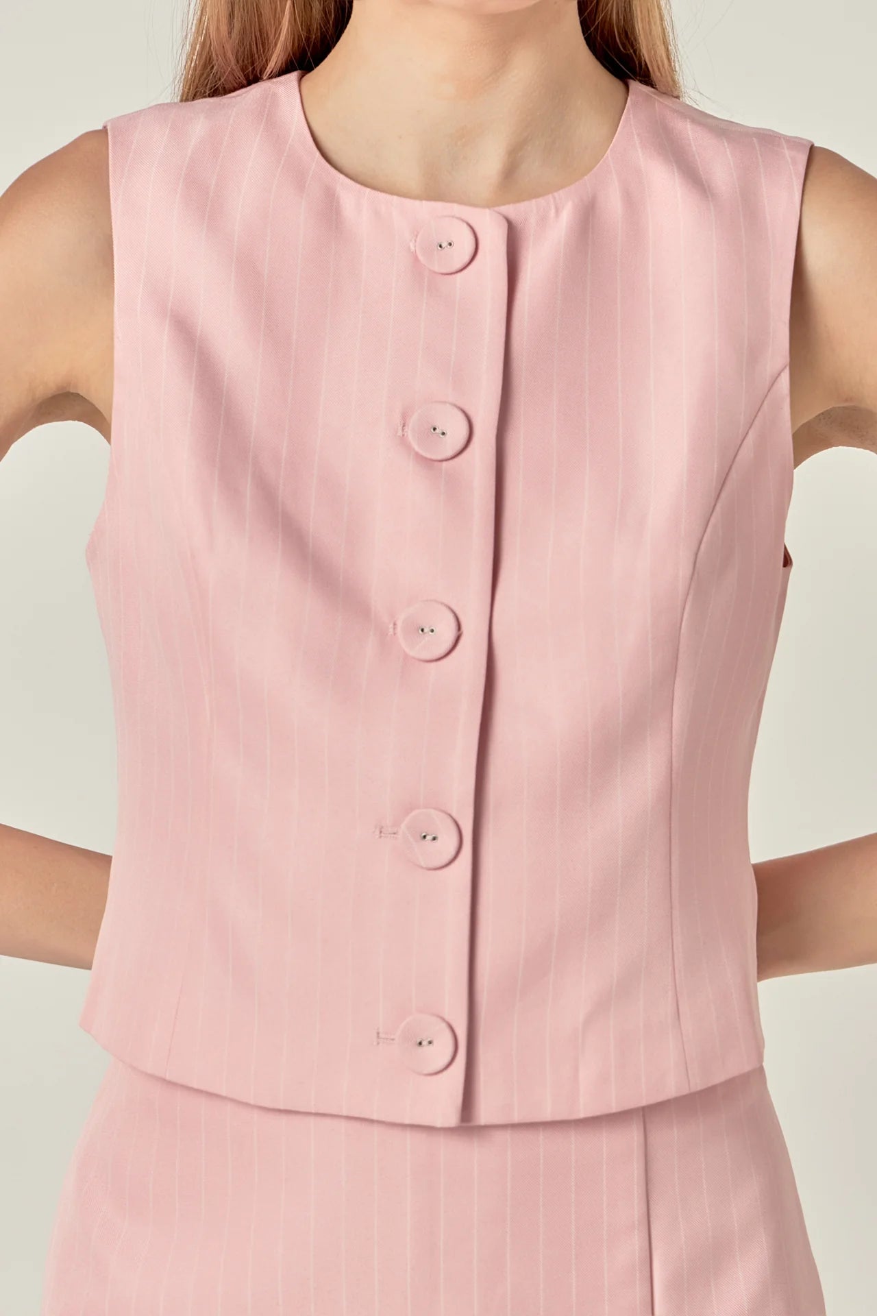 Jolie Pinstripe Vest