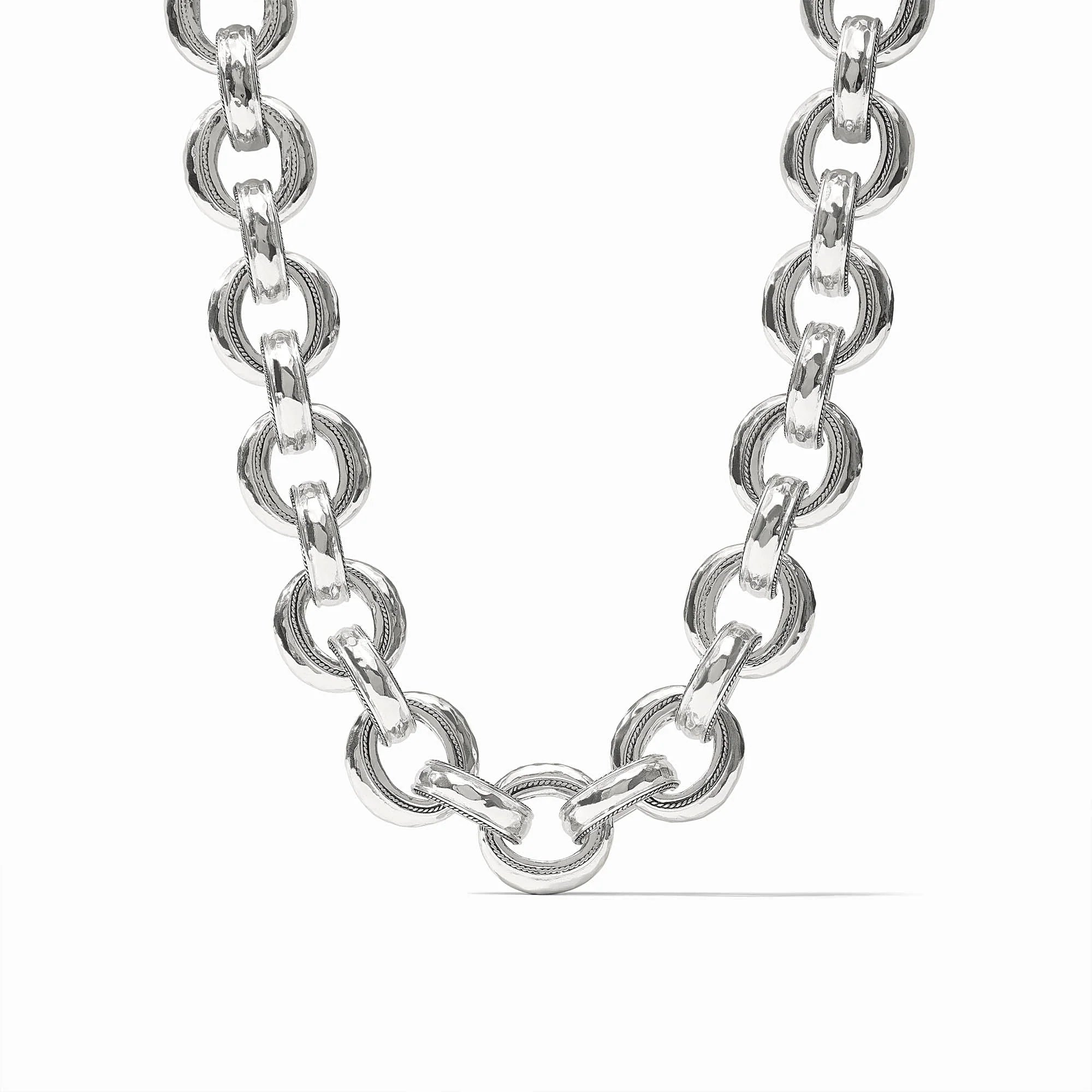 Cannes Demi Link Necklace in Silver