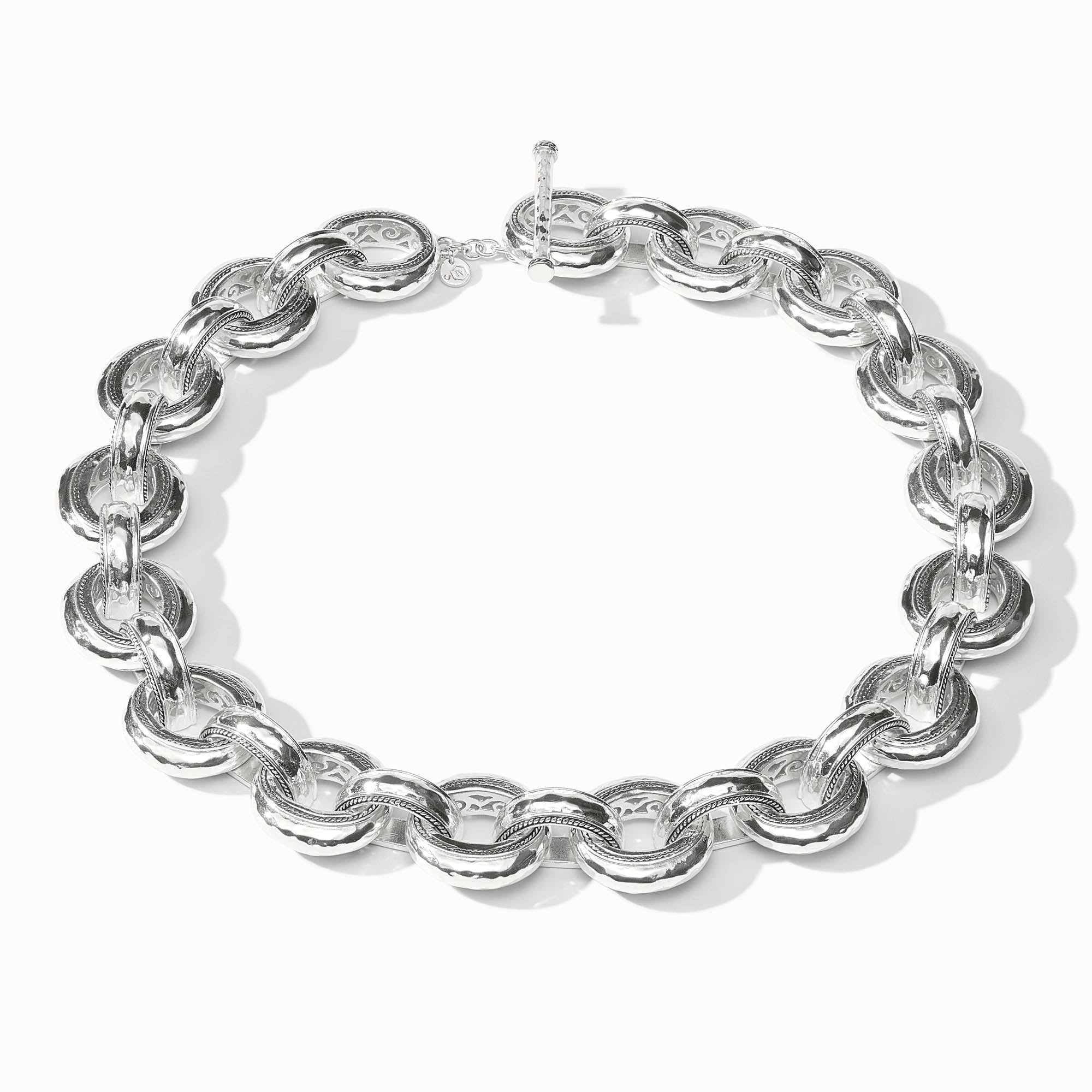 Cannes Demi Link Necklace in Silver