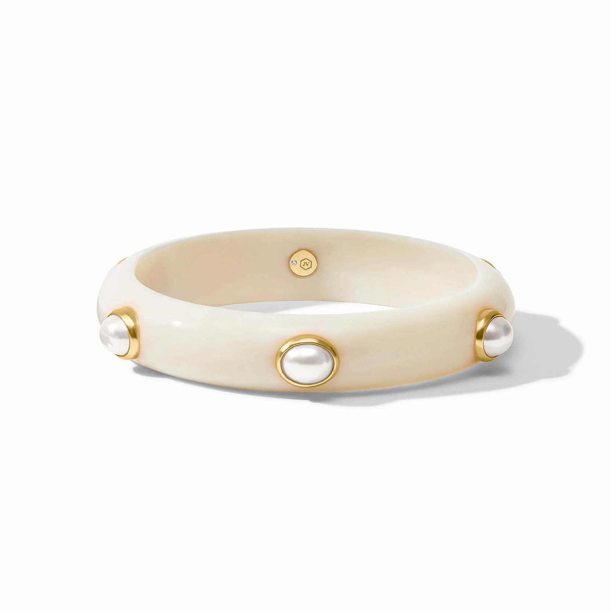 Carnaby Stone Bangle Pearl