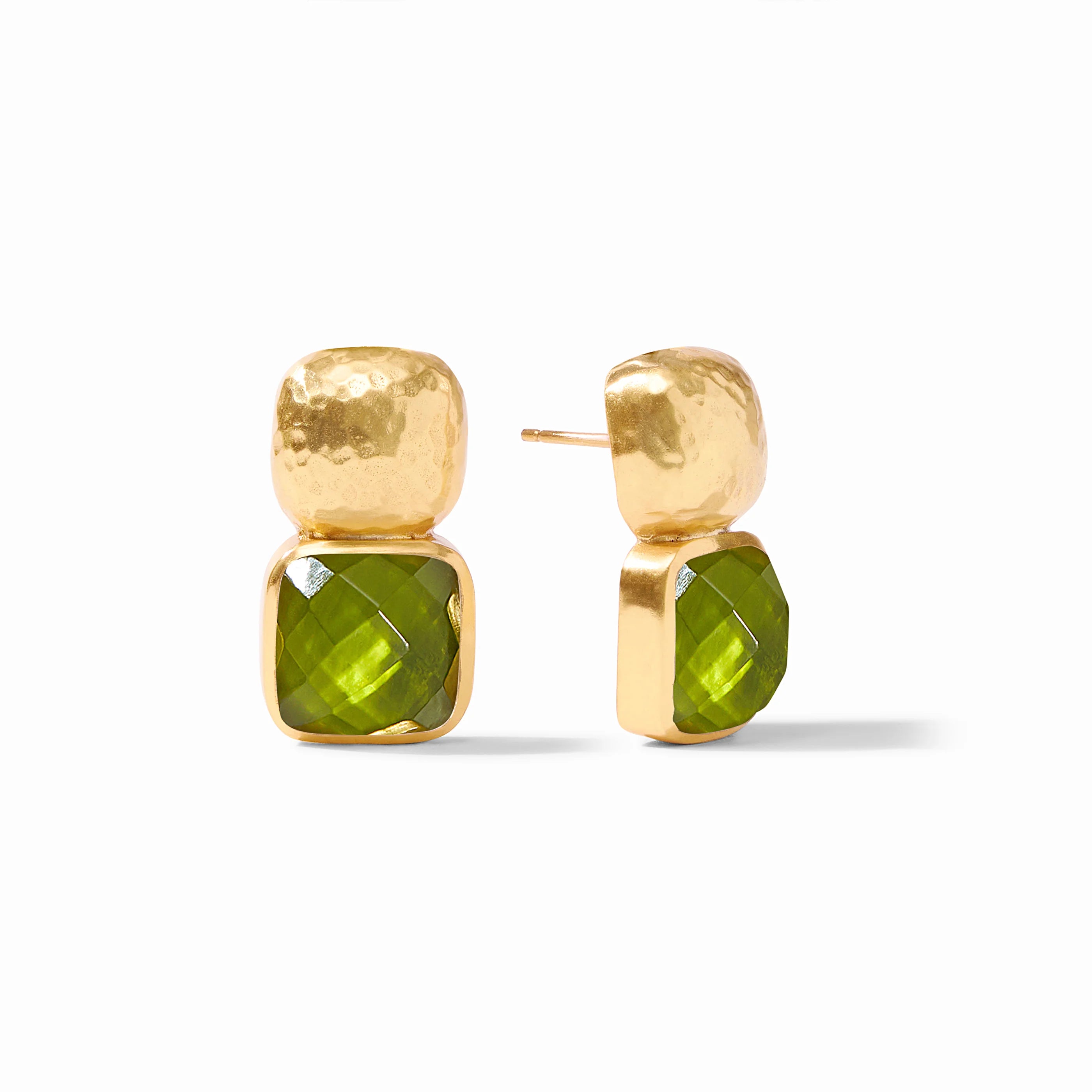 Catalina Earring Iridescent Palmetto Green