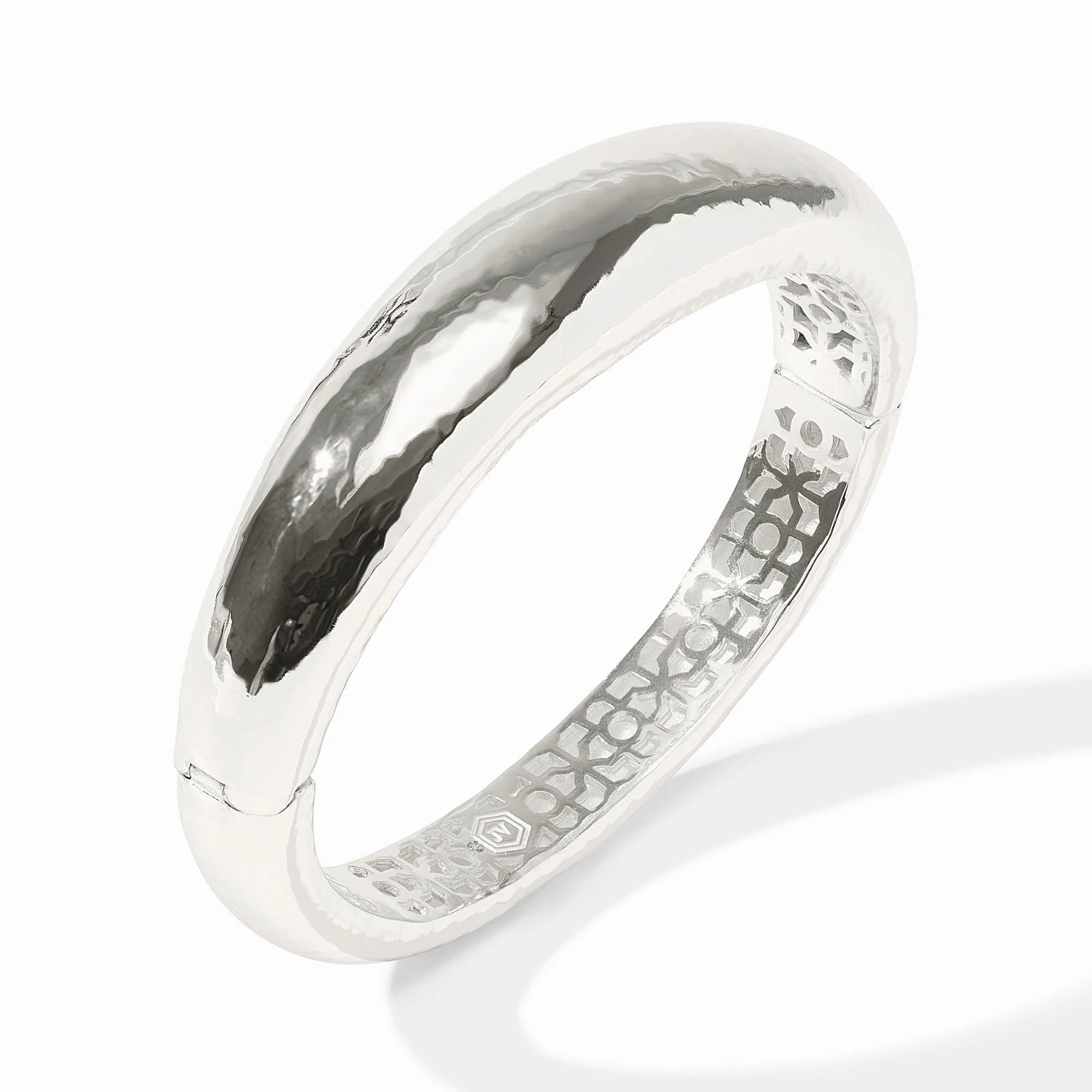 Catalina Demi Hinge Bangle in Silver