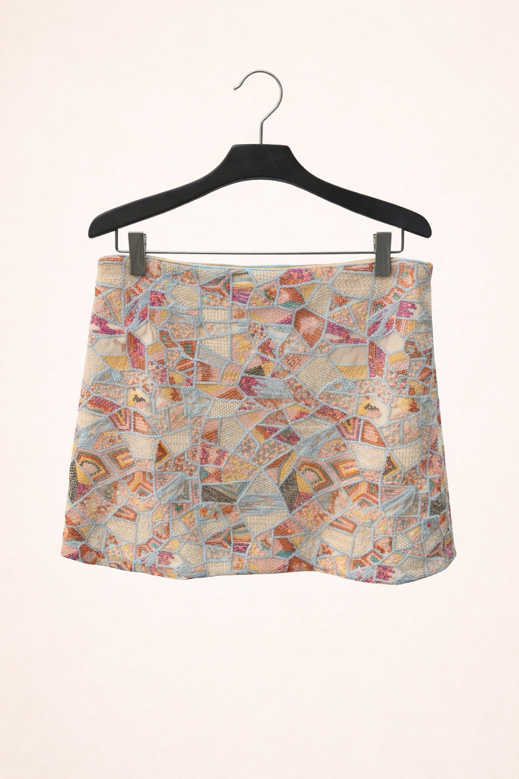 Mosaic Sequin Mini Skirt