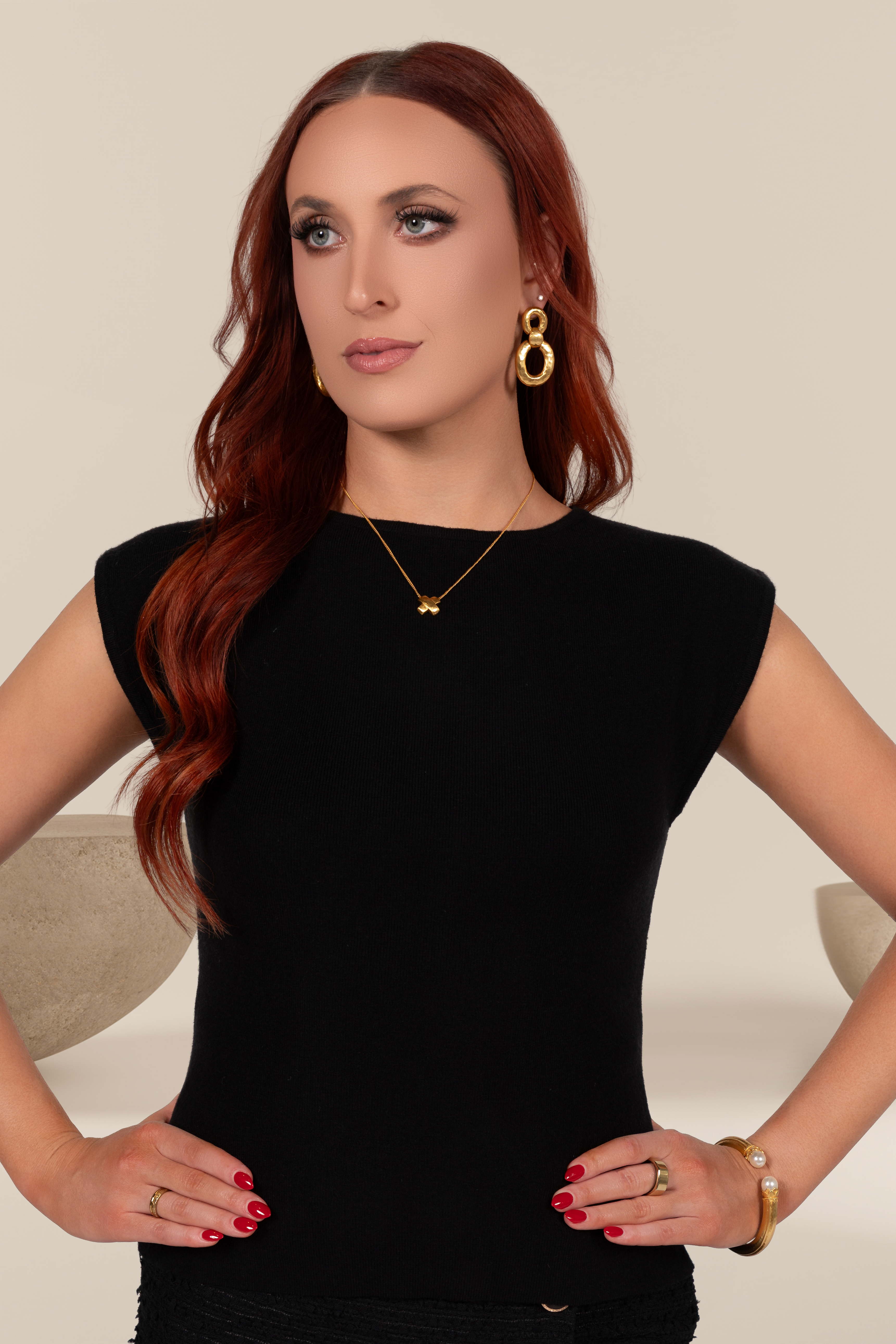 Arden Boat Neck Knit Top in Black