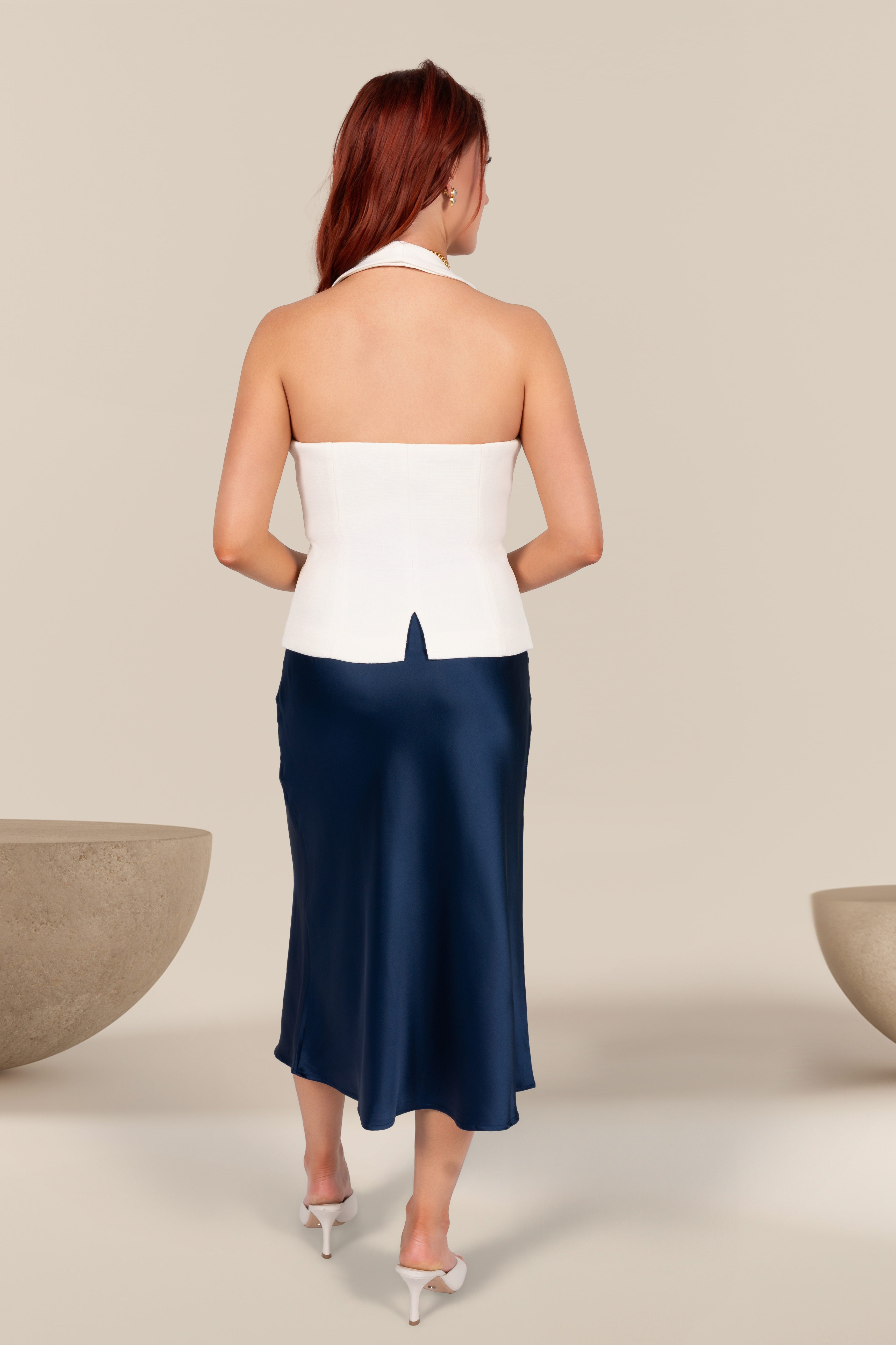 Sylvie Tailored Halter Top