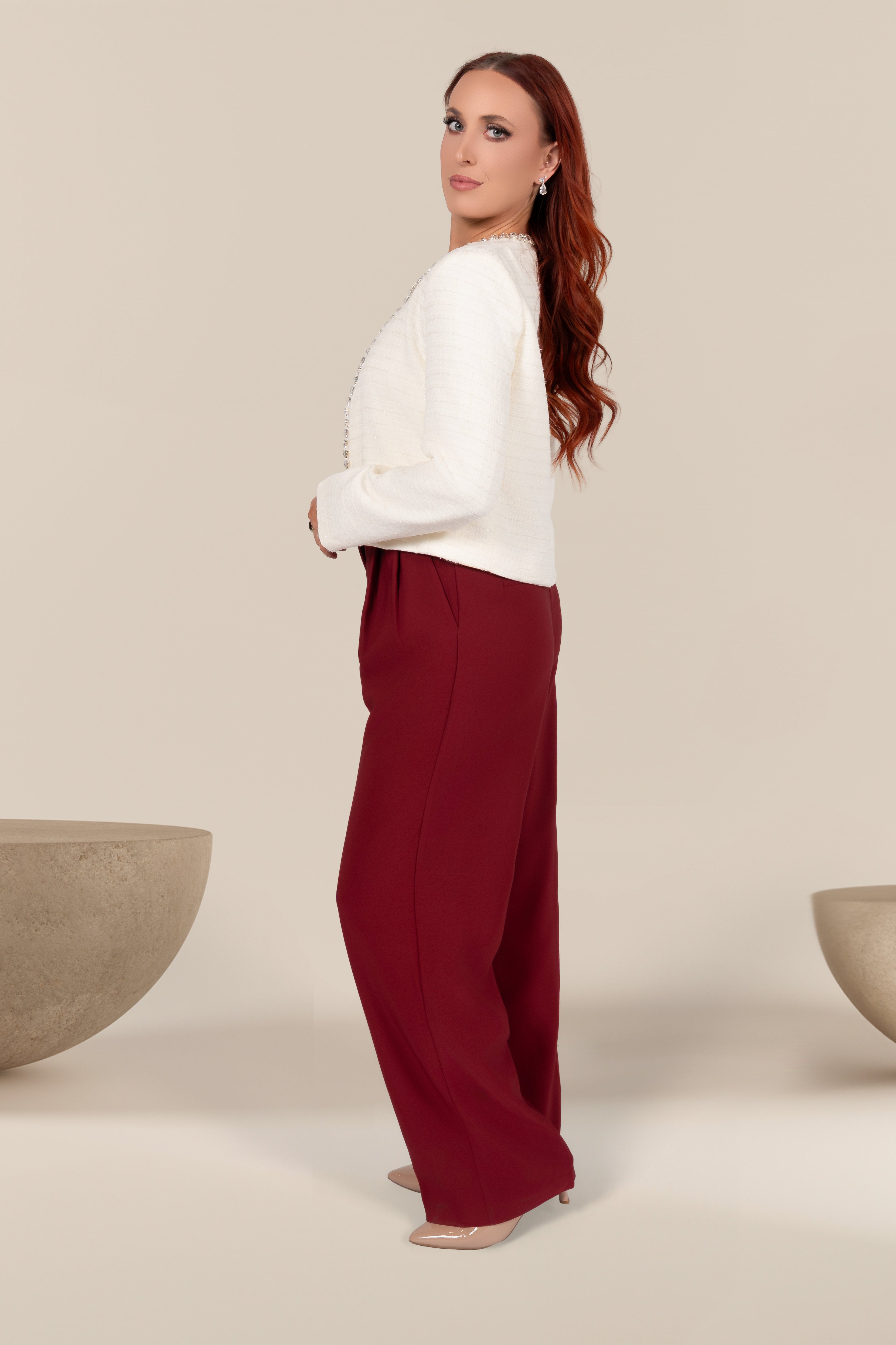 Marseille Rhinestone Trim Jacket