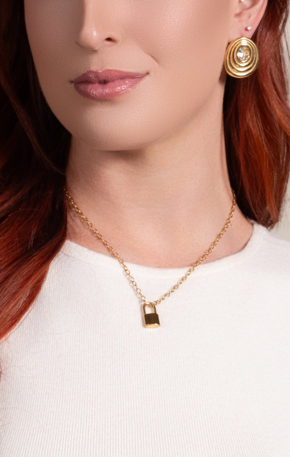 Diana Lock Chain Necklace