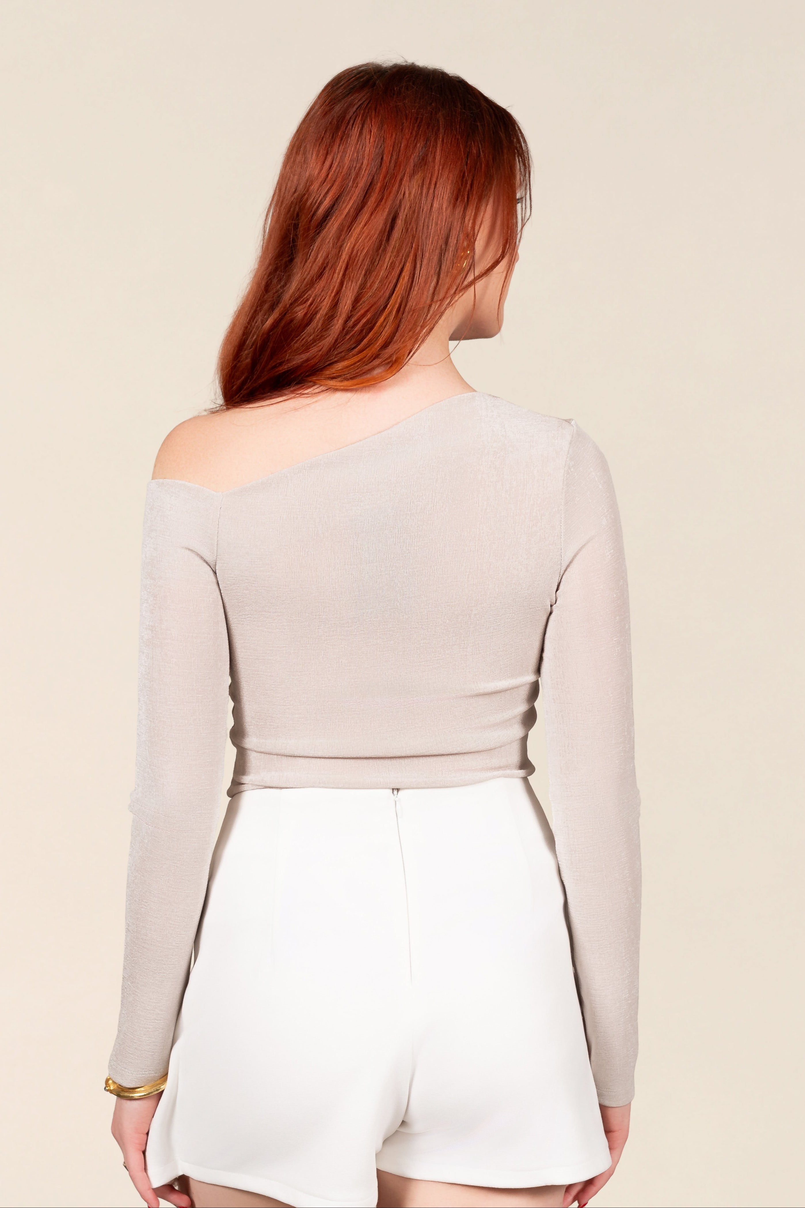 Justine Asymmetric Longsleeve Top