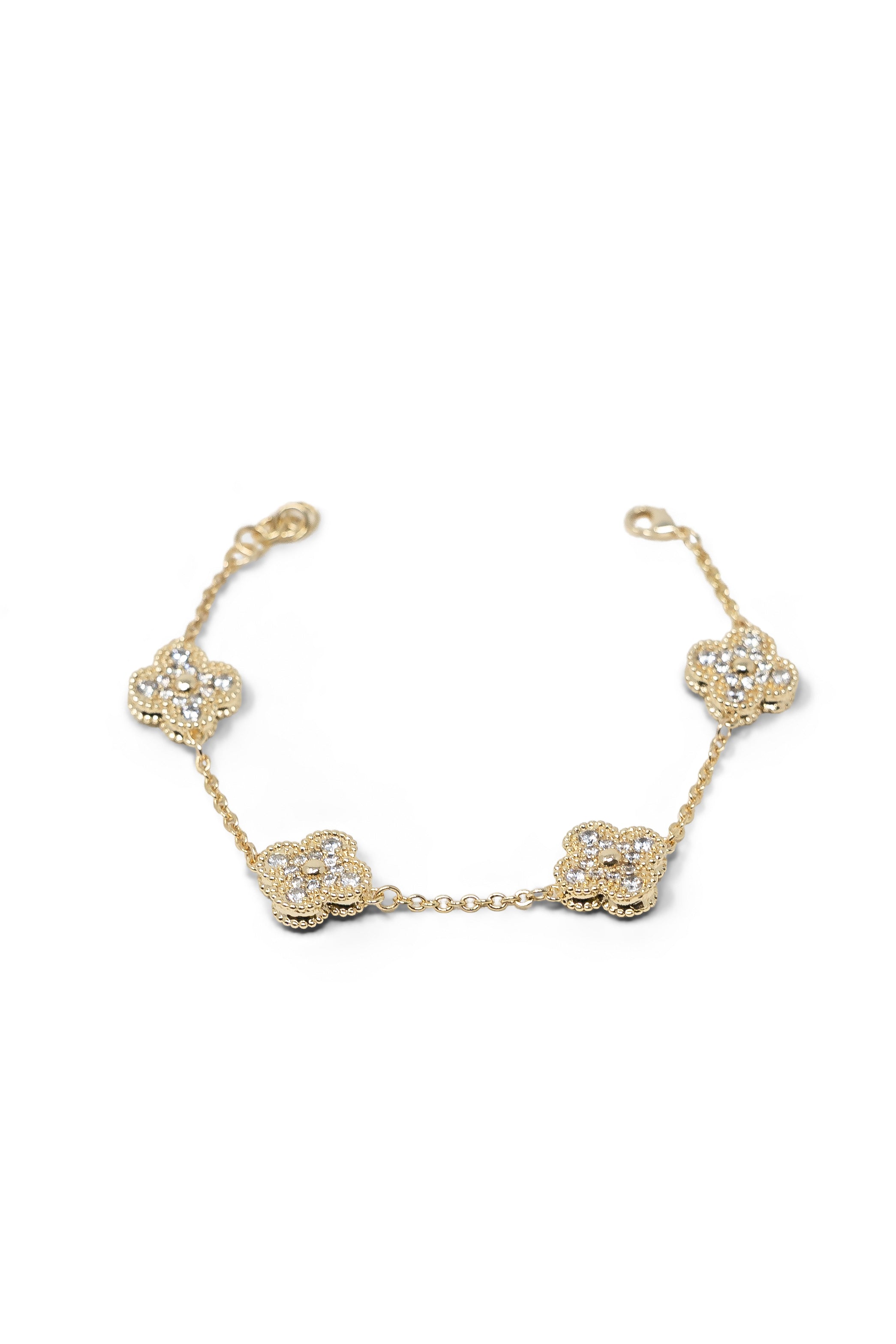 The CZ Clover Bracelet