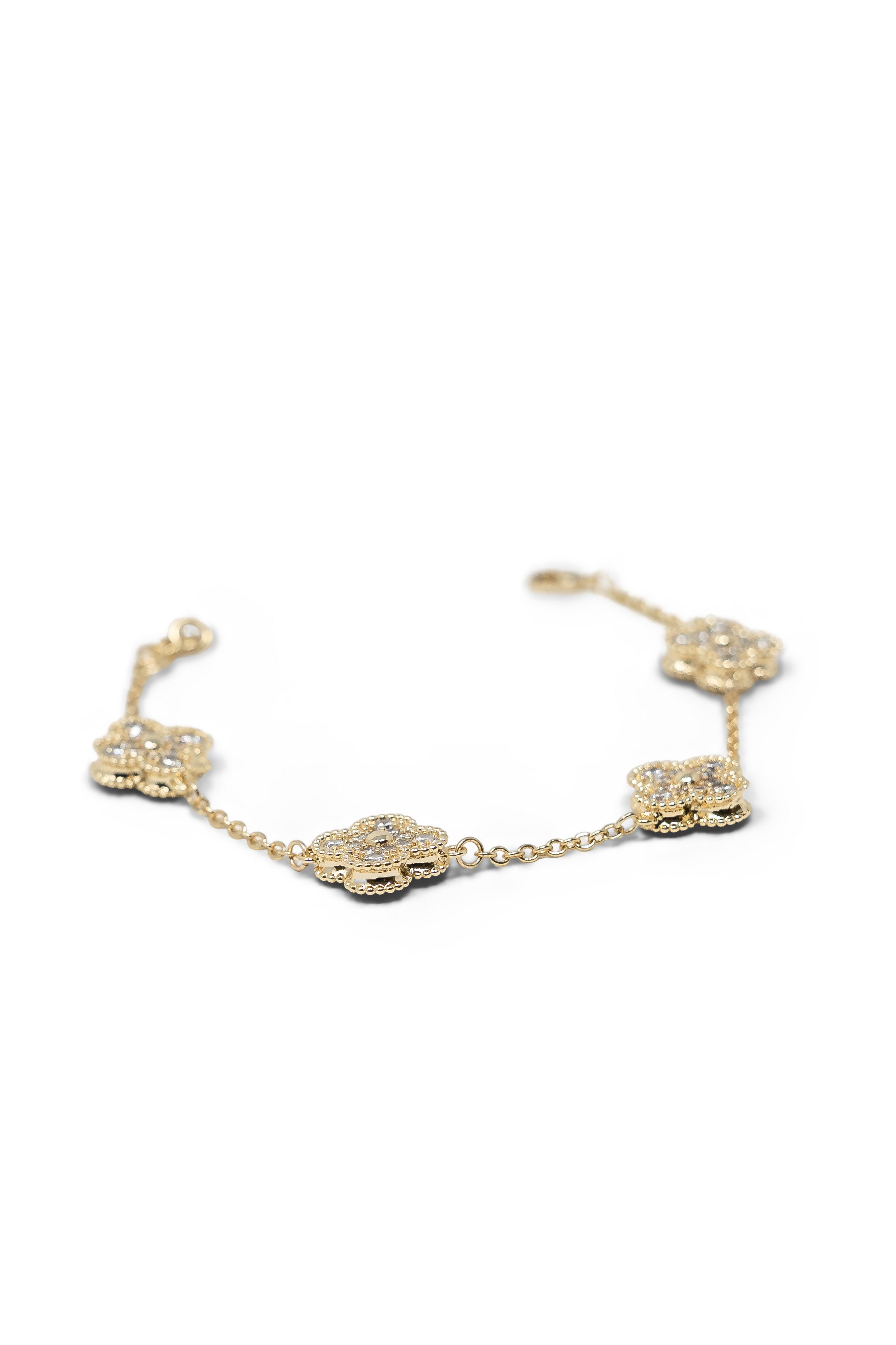 The CZ Clover Bracelet