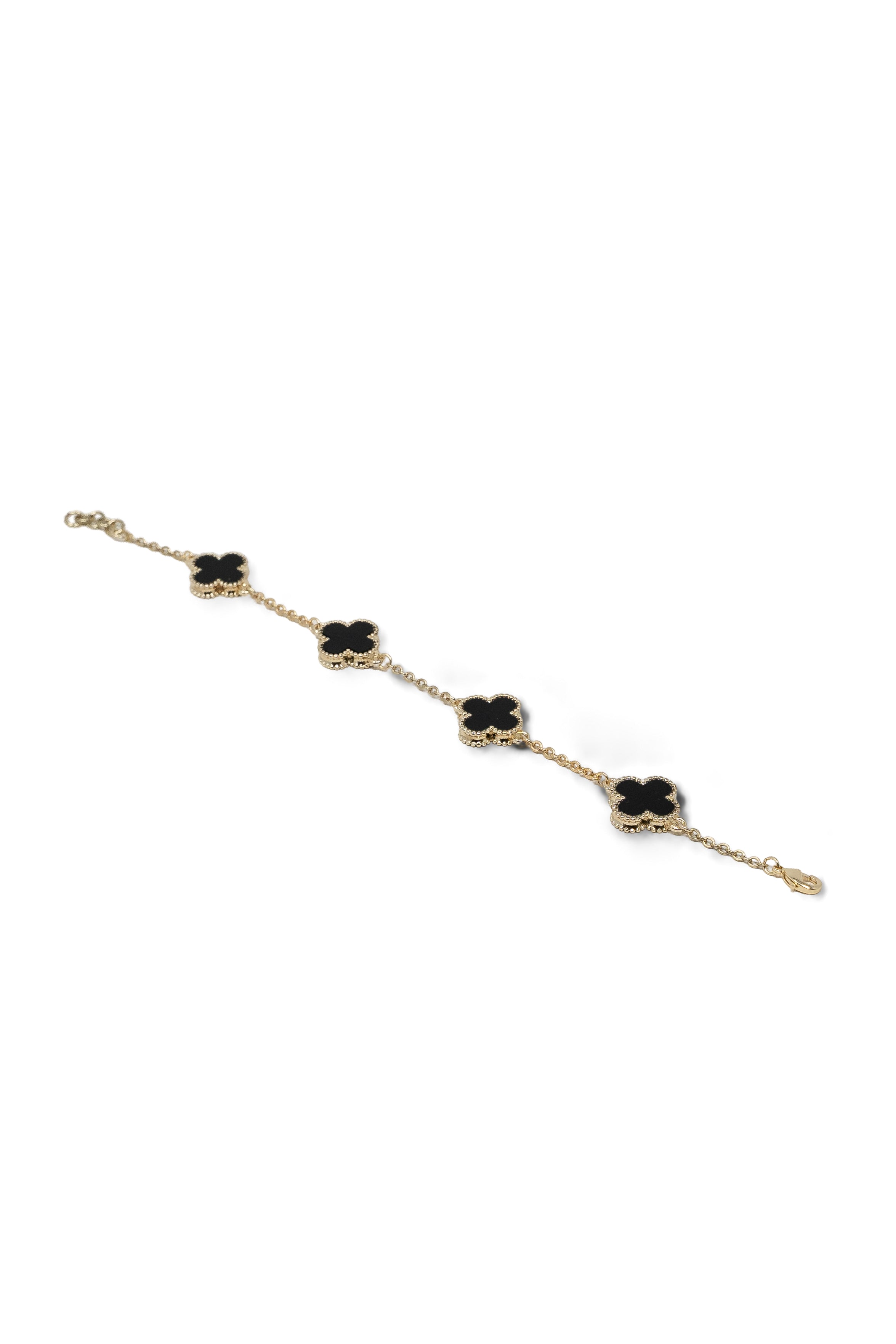 The Onyx Clover Bracelet
