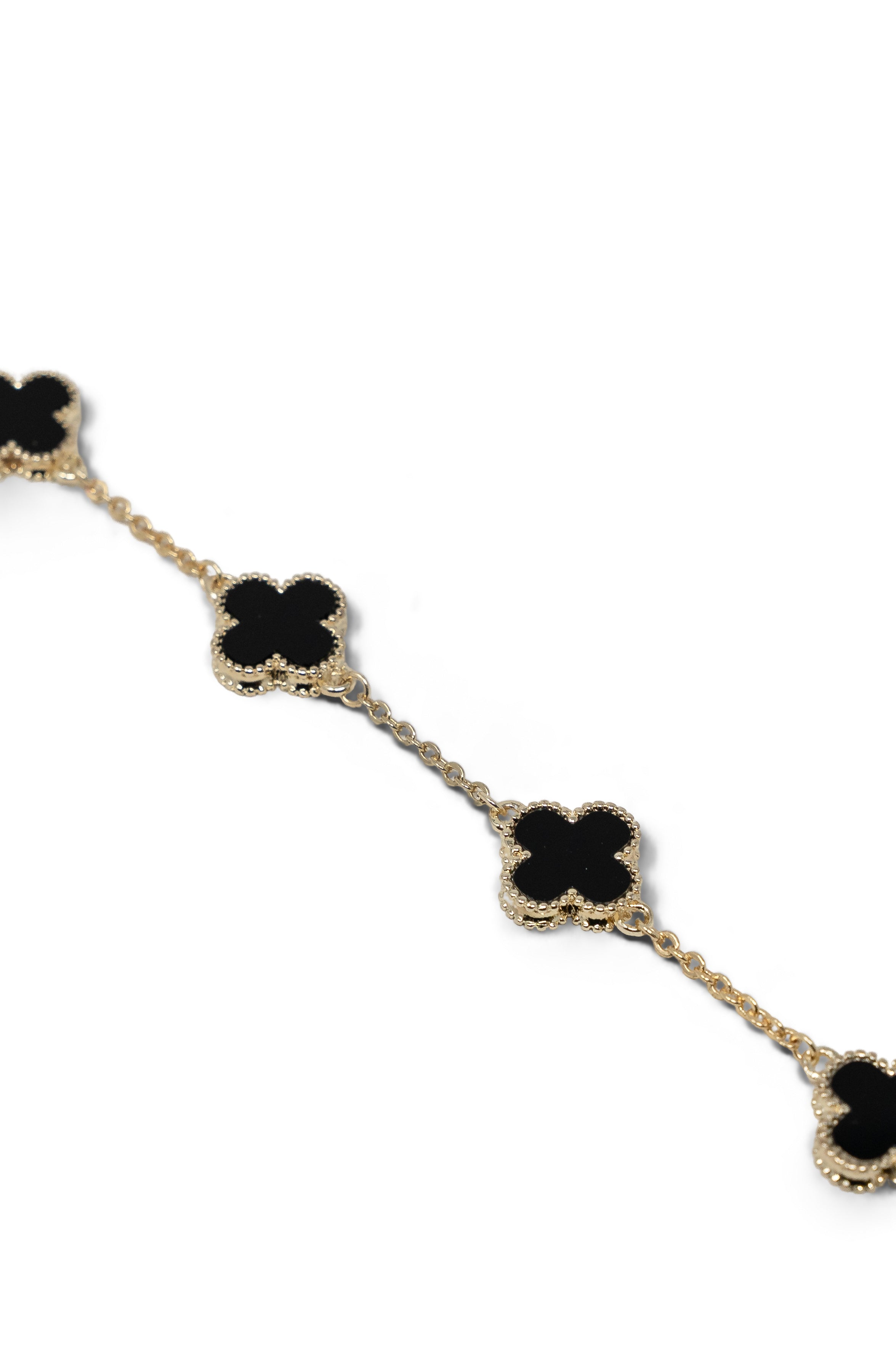 The Onyx Clover Bracelet