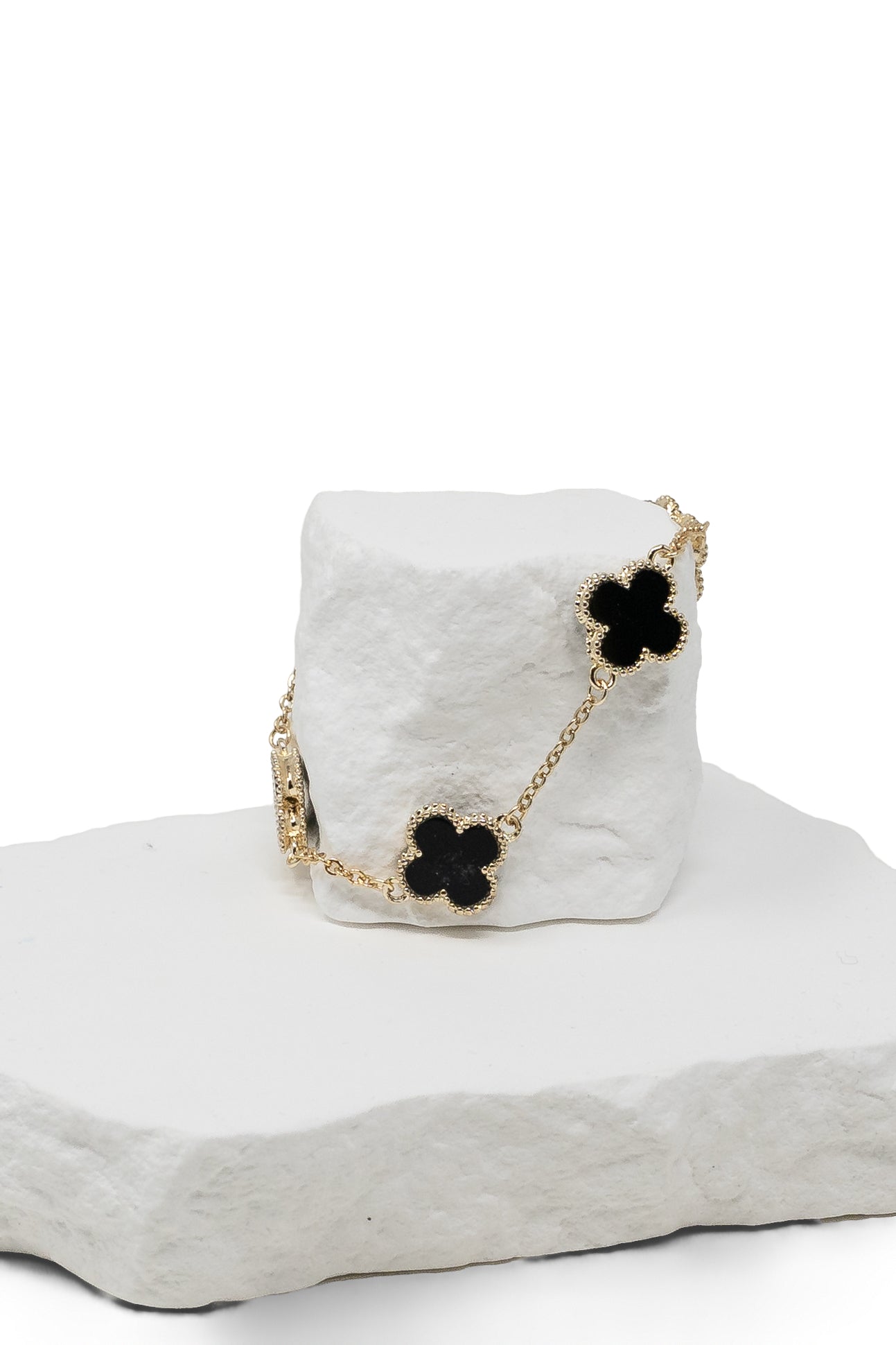 The Onyx Clover Bracelet