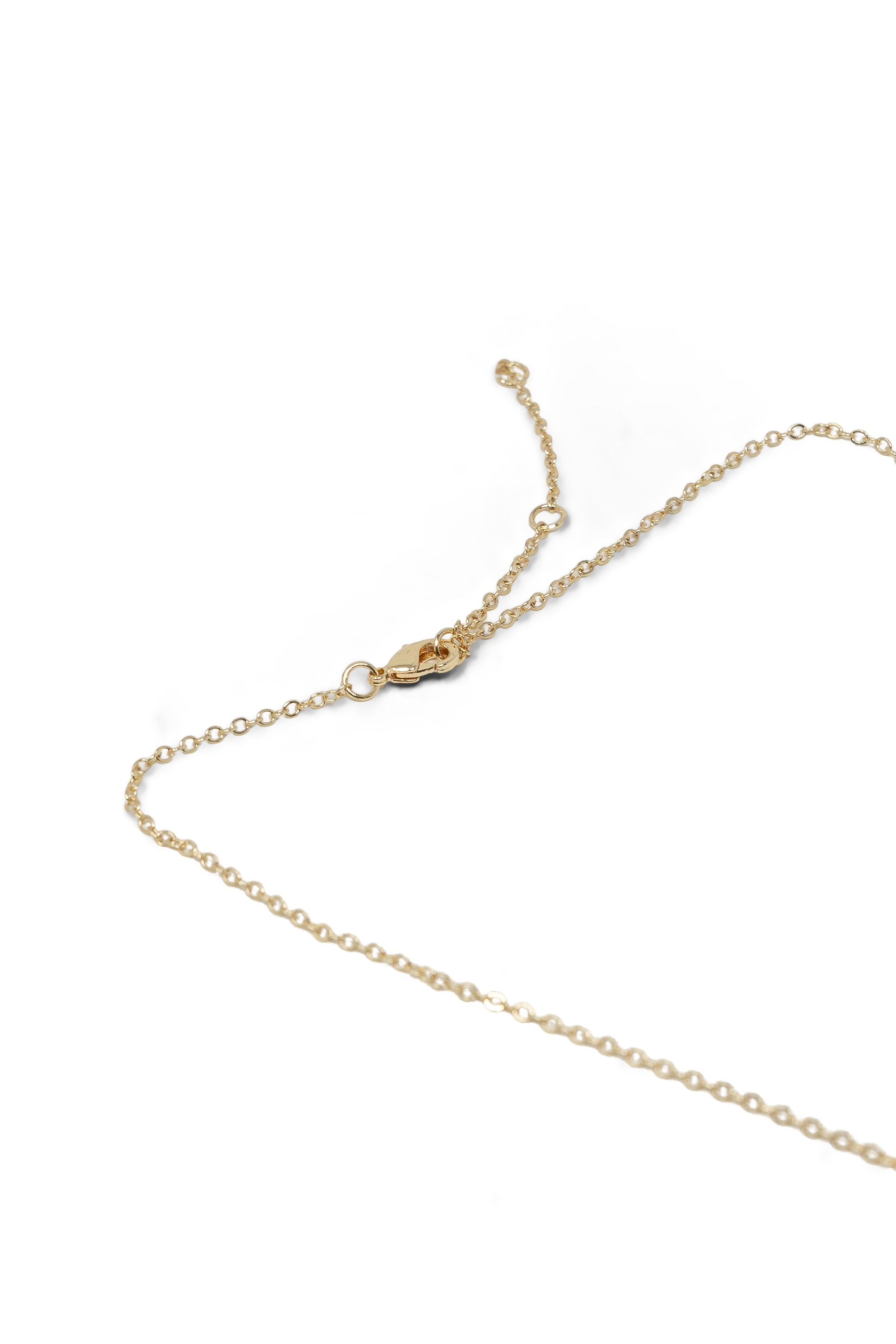 Elsie Pearl and CZ Pendant Necklace