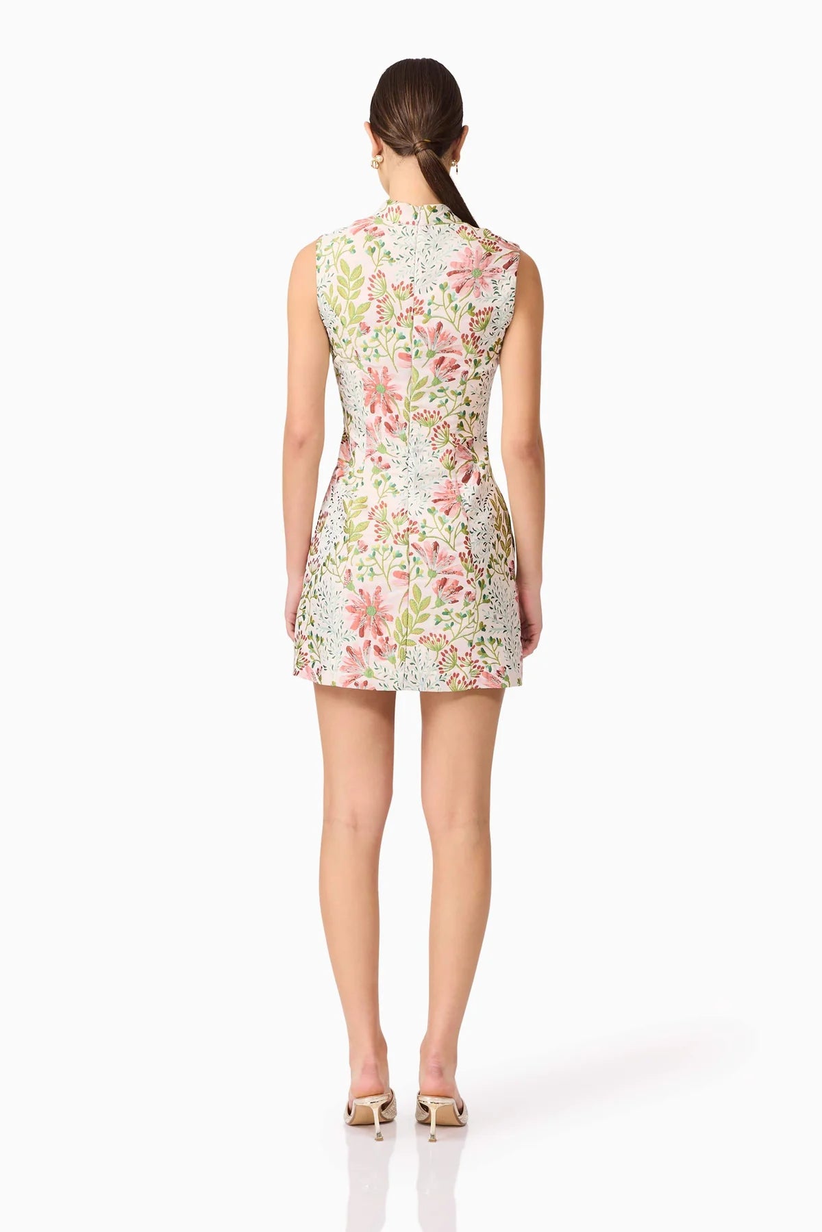 Cassandra Floral Shift Mini Dress