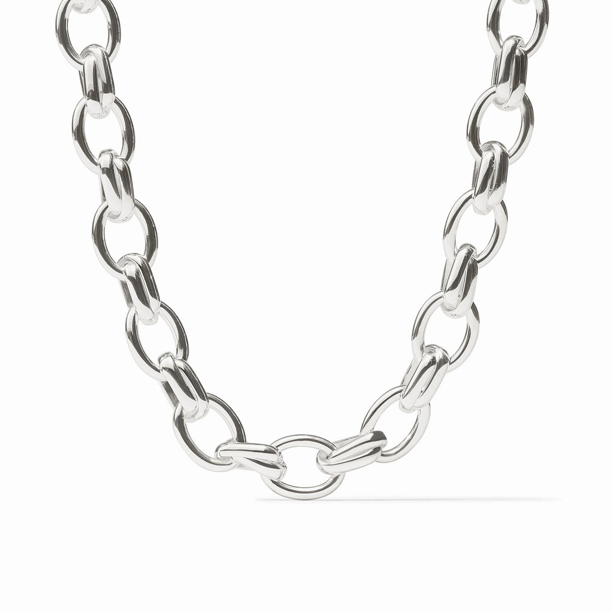 Essex Link Necklace in Silver