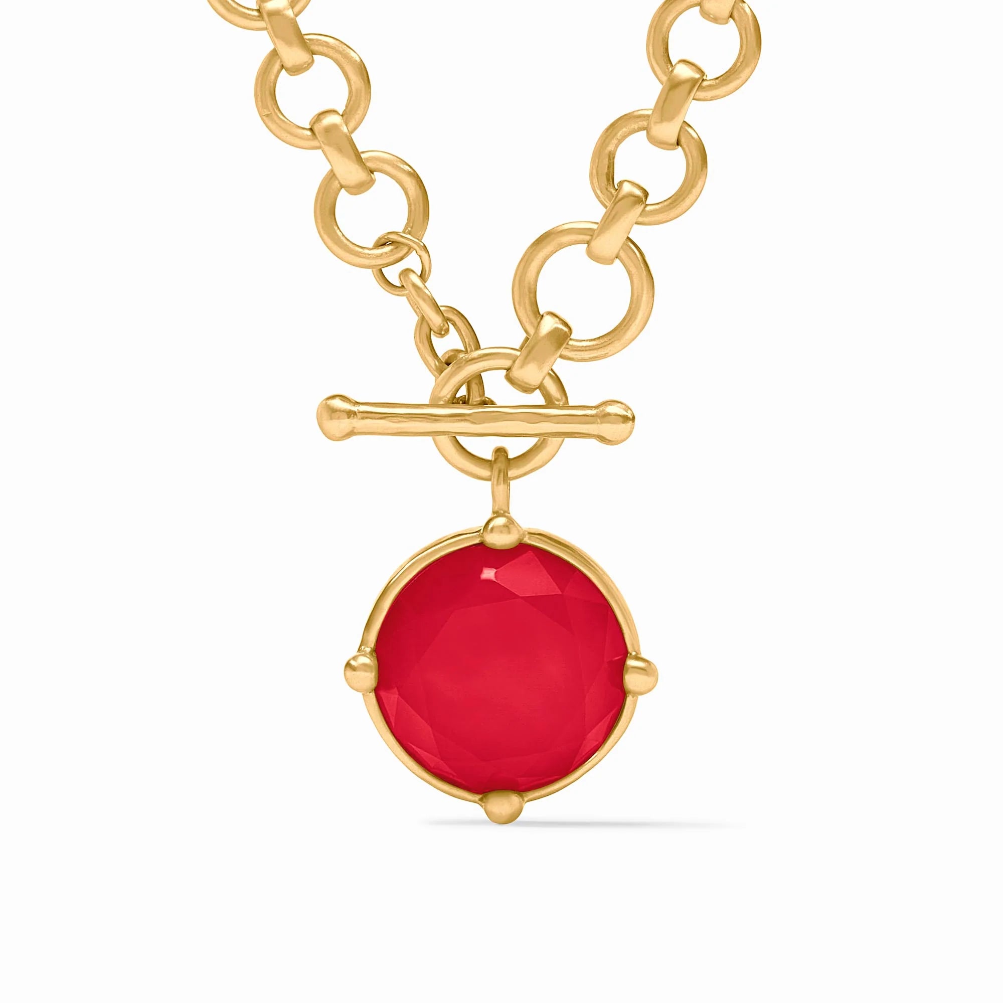 Honeybee Demi Necklace Iridescent Strawberry