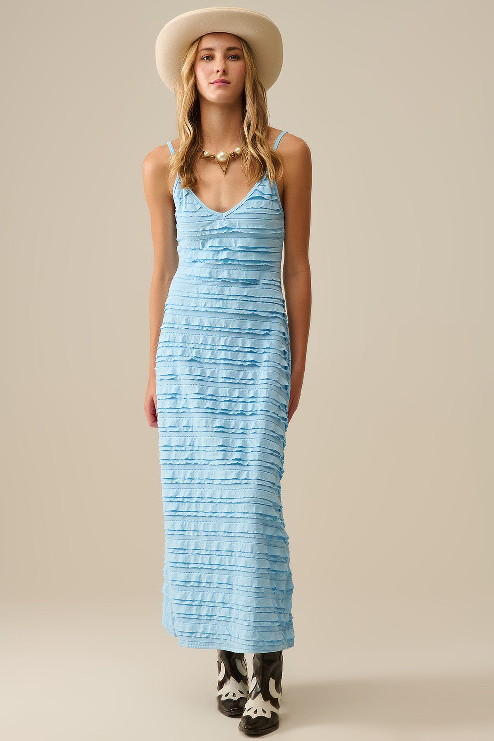 Mallory Ruffled Maxi Dress
