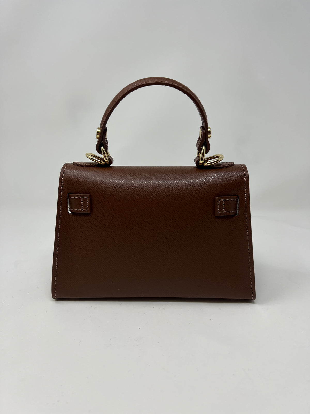 Mini Kallie Genuine Leather Bag in Brown