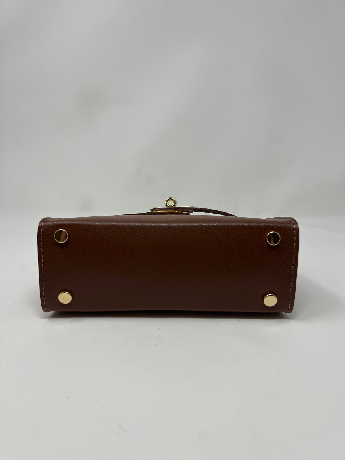 Mini Kallie Genuine Leather Bag in Brown