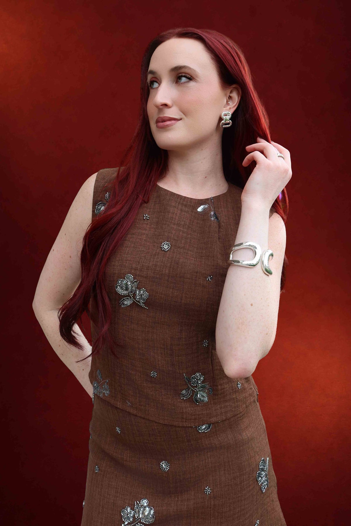 Louise Beaded Top