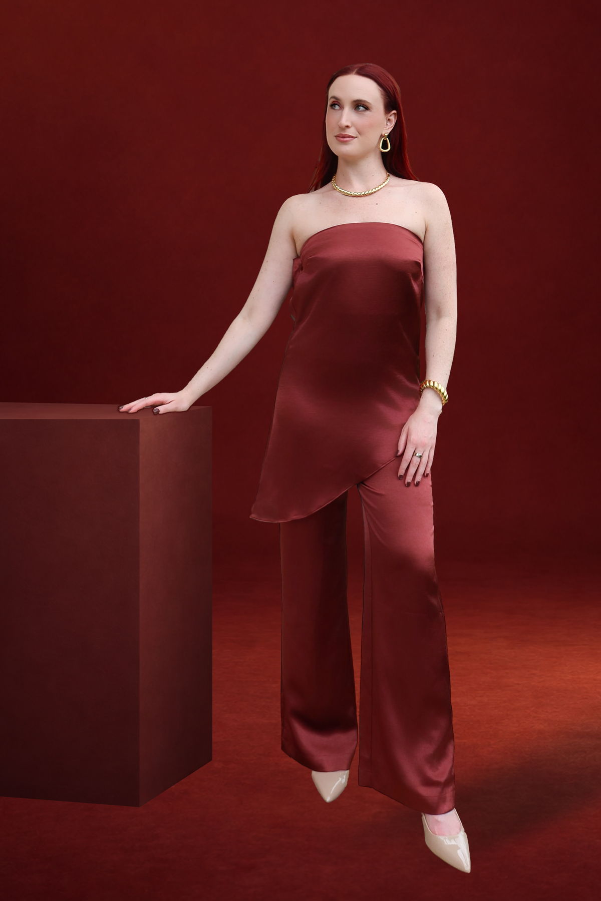 Kennedy Satin Wide Leg Pants