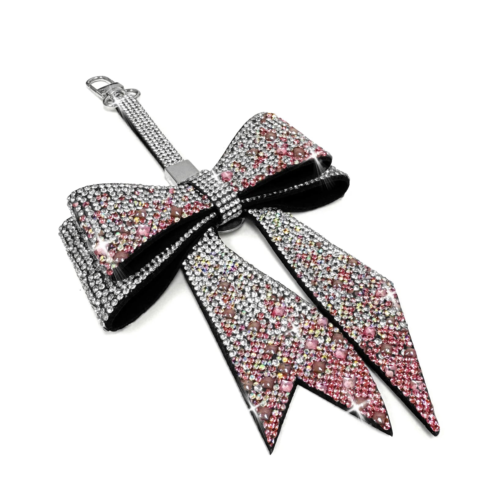 Bejeweled Bow Purse Charm