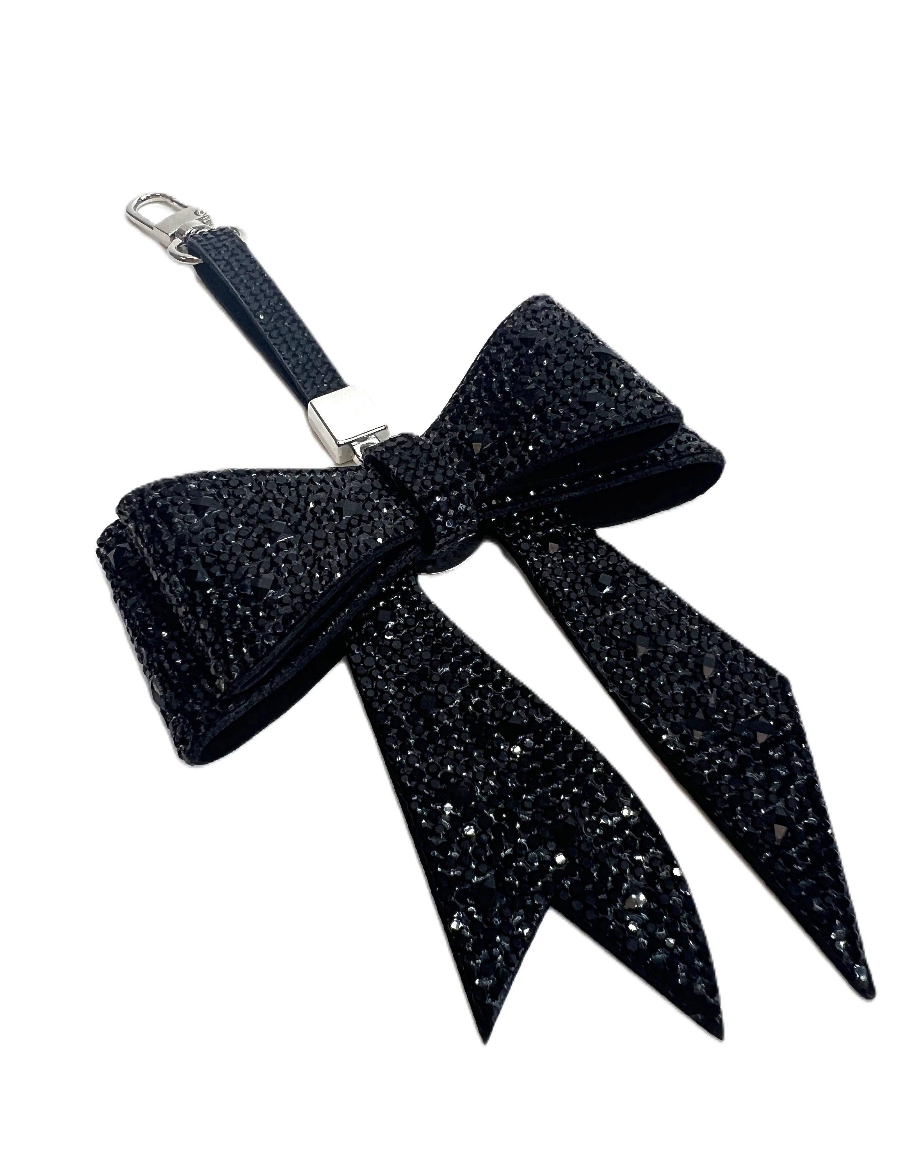 Bejeweled Bow Purse Charm