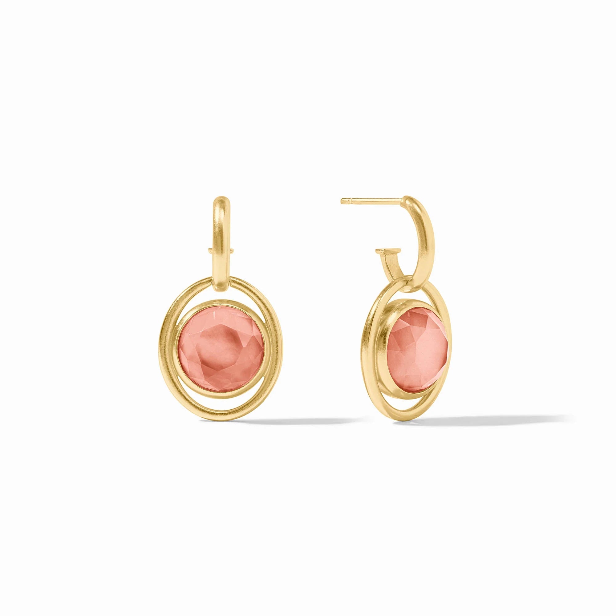 Laguna Hoop & Charm Earring Iridescent Melon