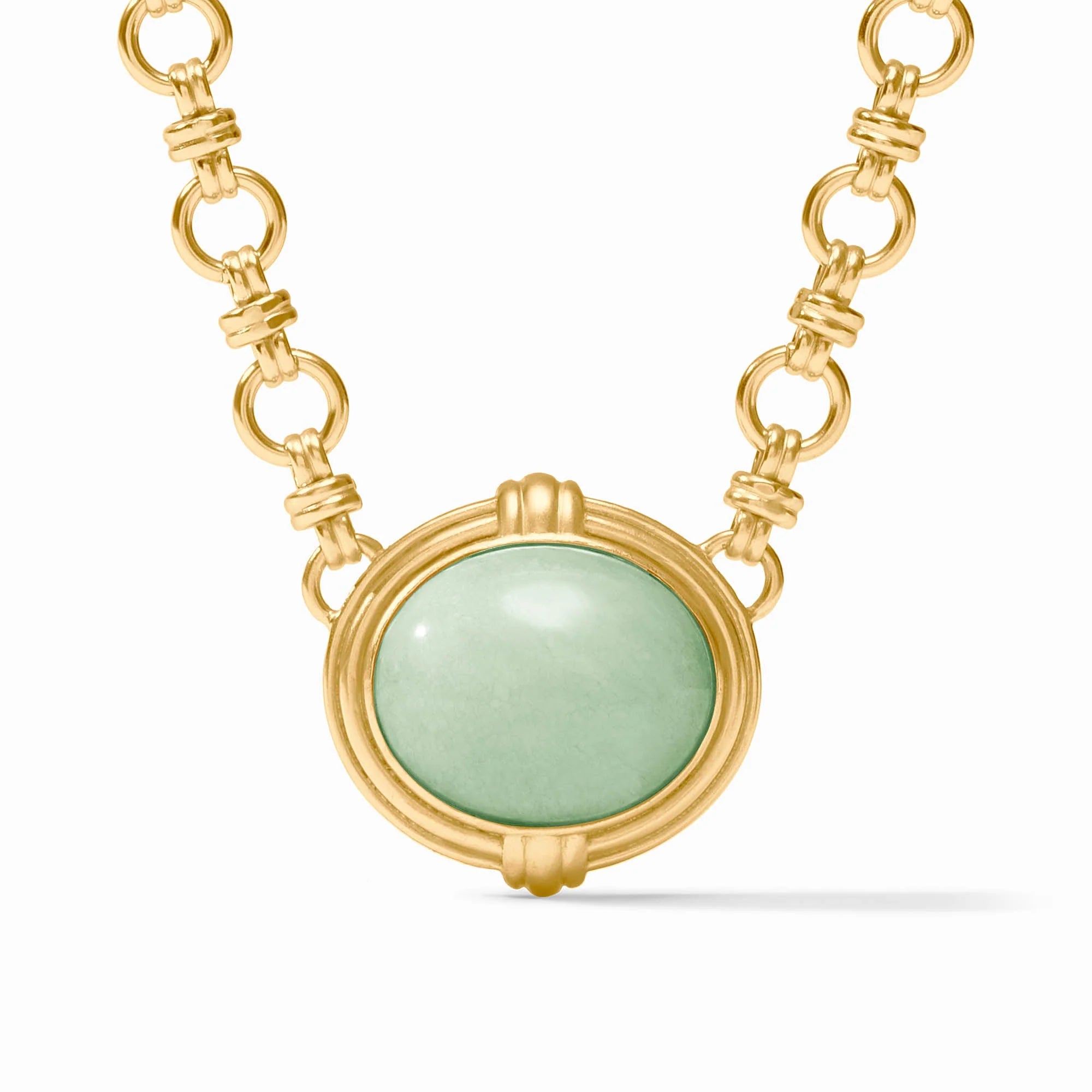 Portofino Demi Necklace Aqua Jade