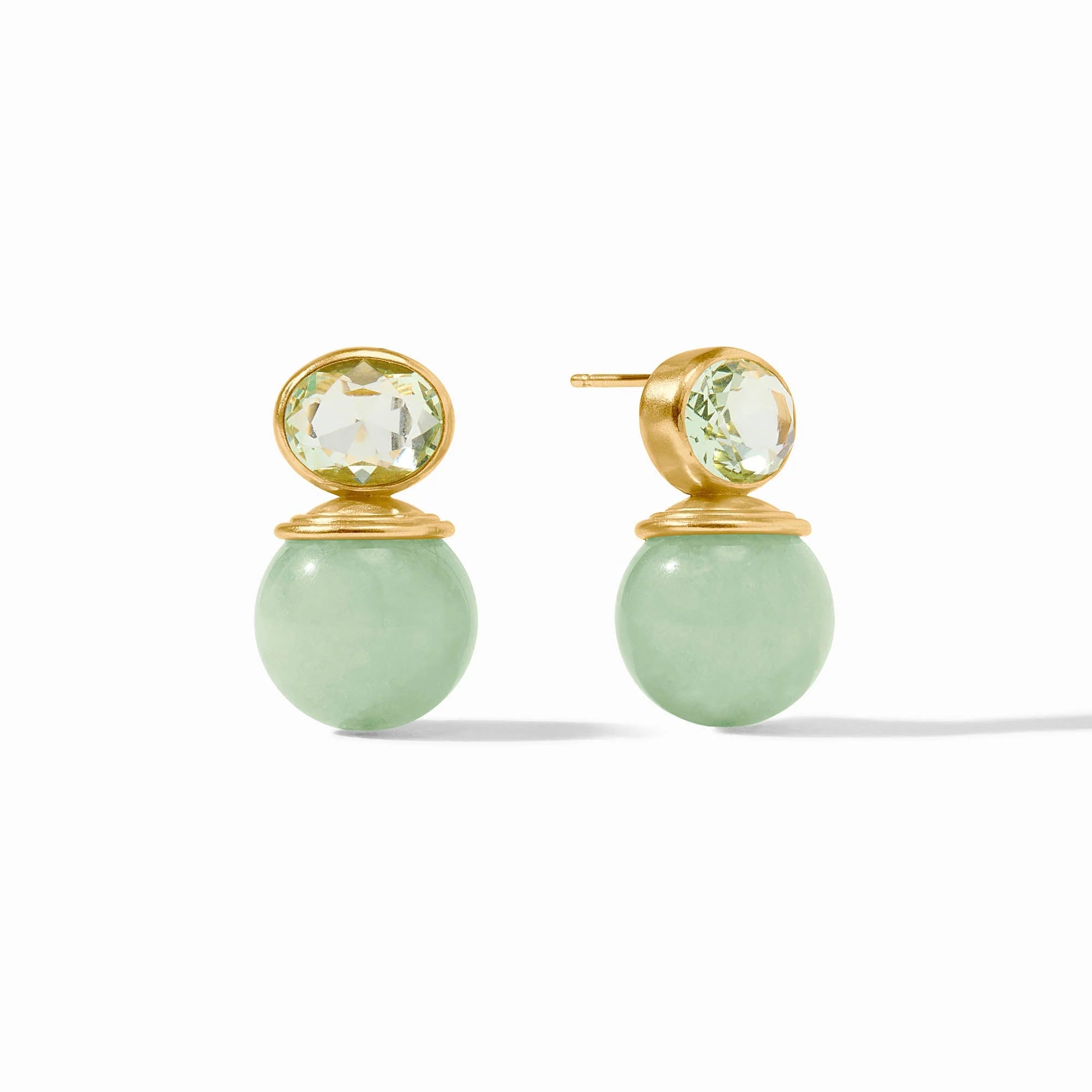 Portofino Earring Aqua Jade
