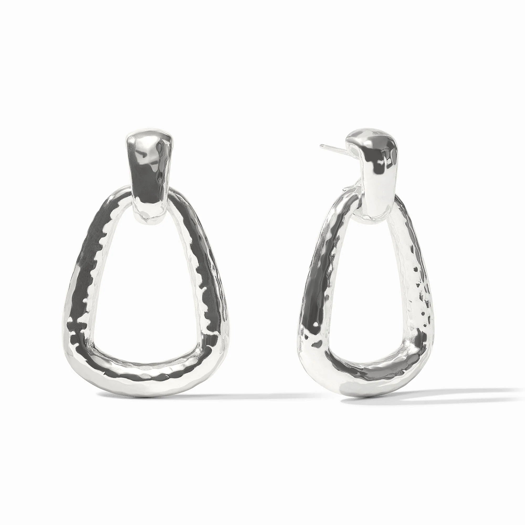 Sahara Doorknocker Earring in Silver