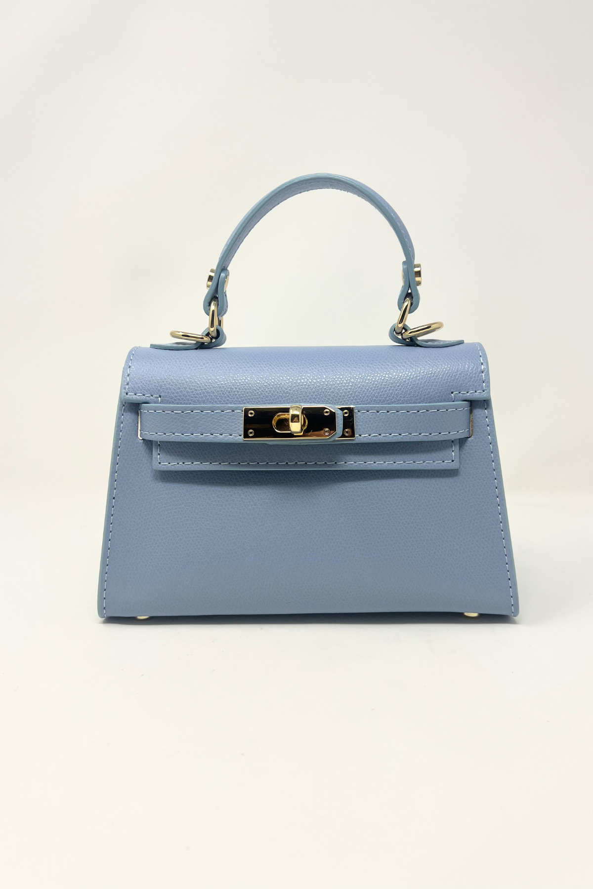 Mini Kallie Genuine Leather Bag in Light Blue