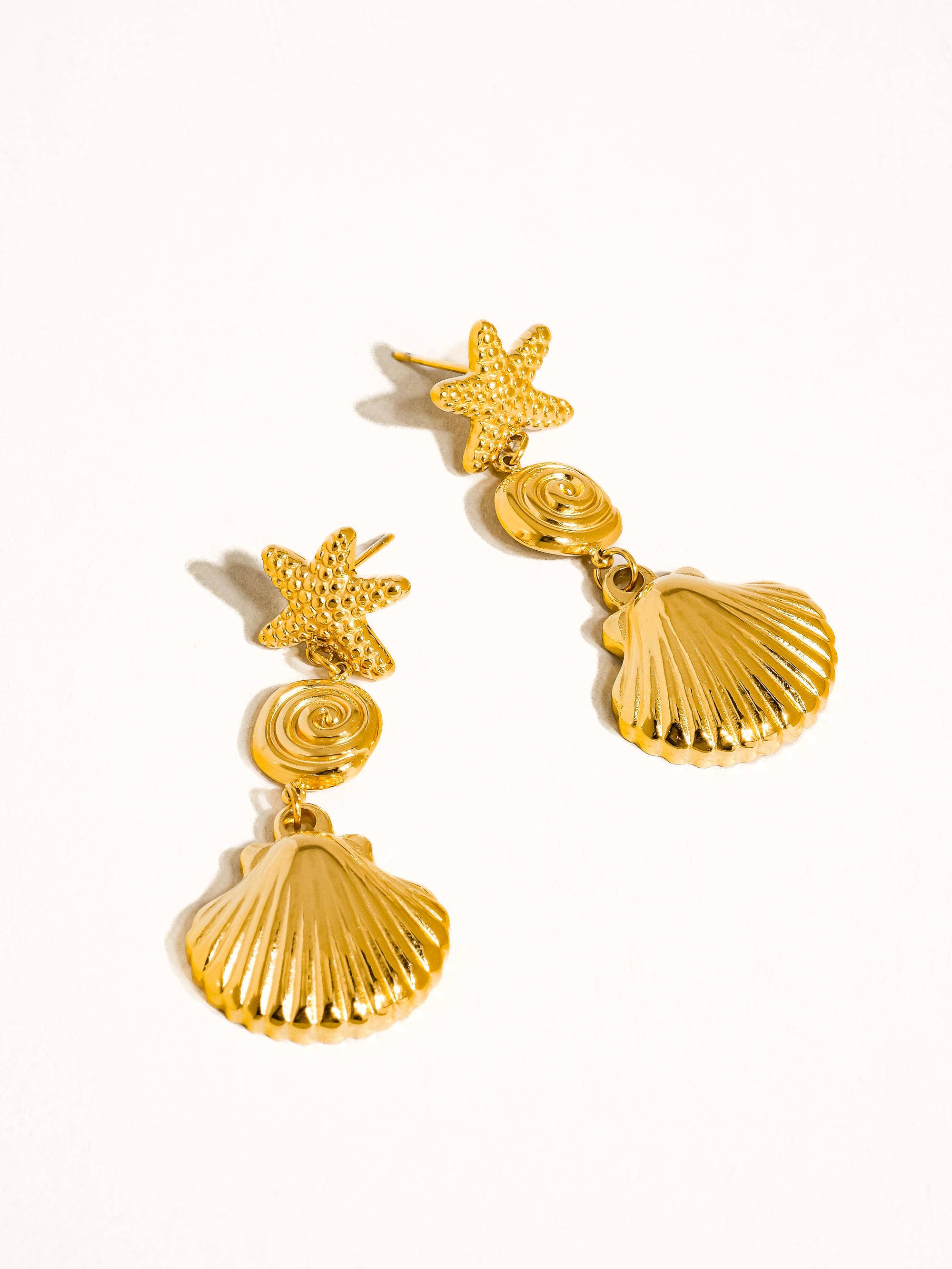 Isla Shell Drop Earrings