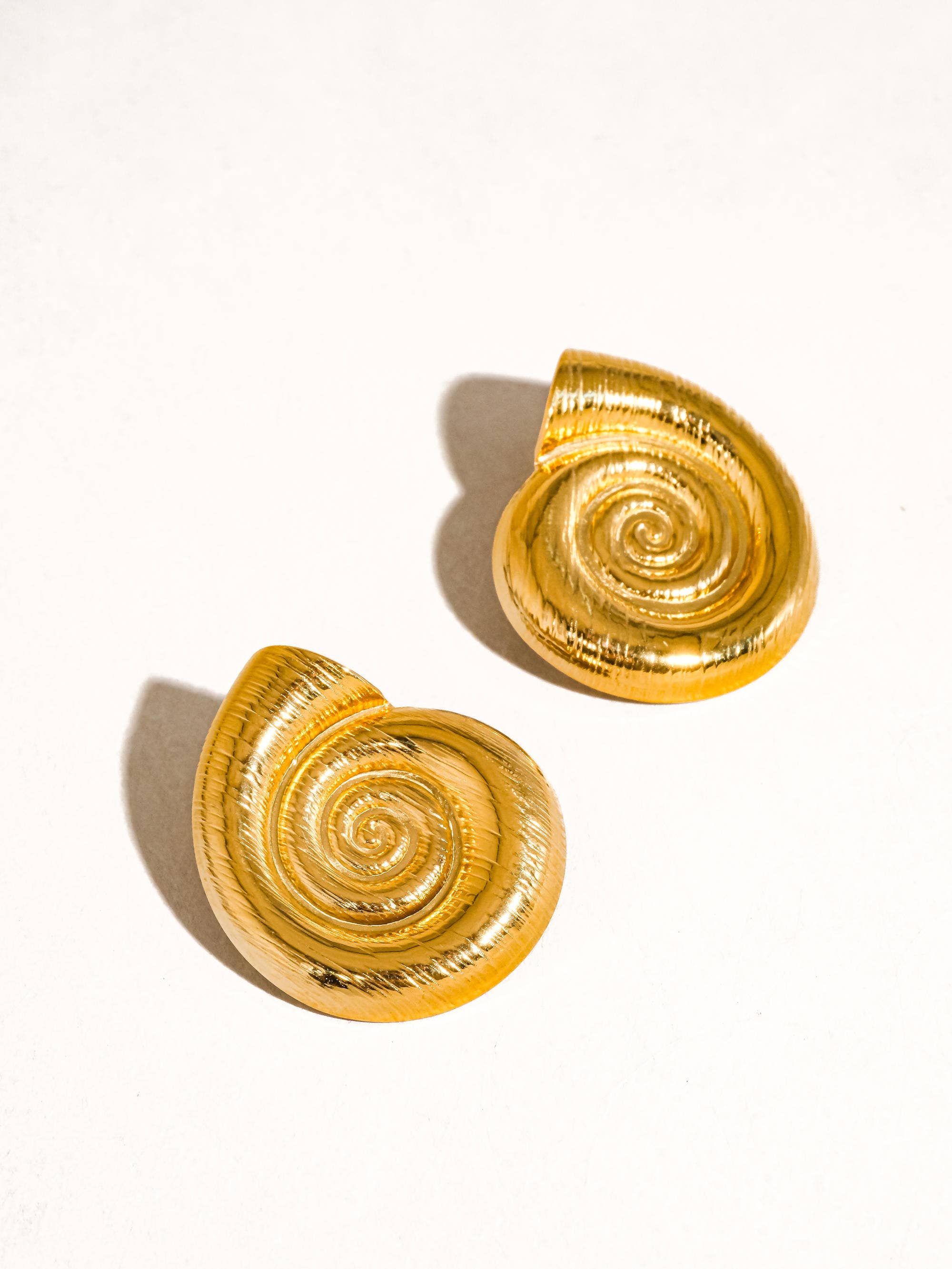 Seashell Statement Studs