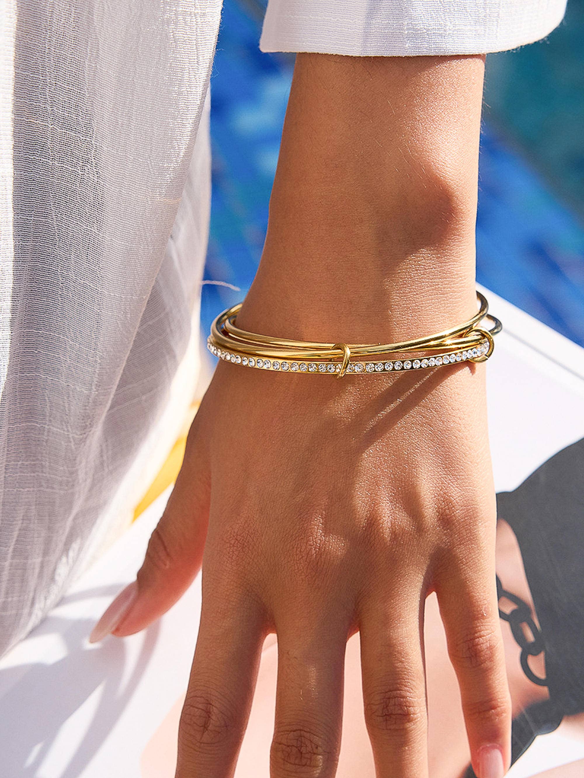 Zara CZ Stack Bracelet