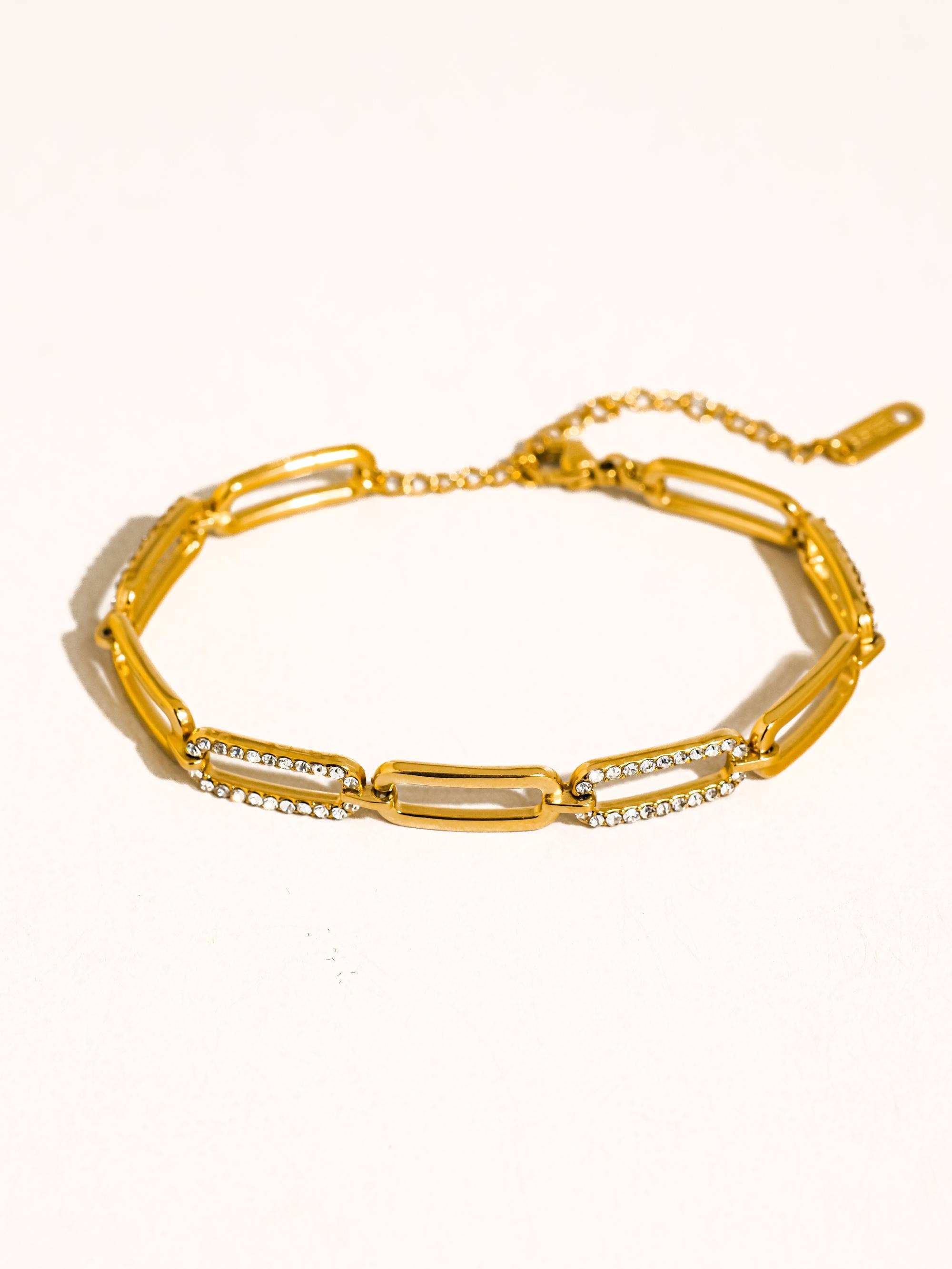 Yvette CZ Chain Bracelet