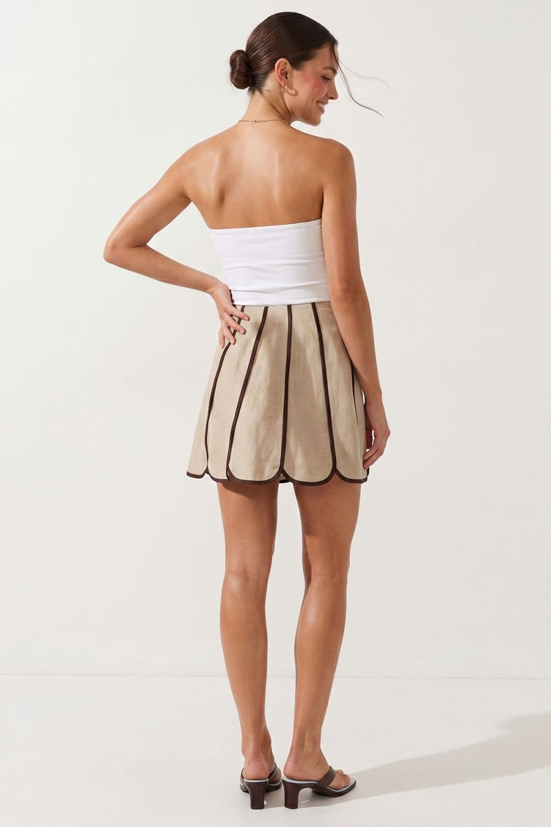 Solana Shell Panel Skort
