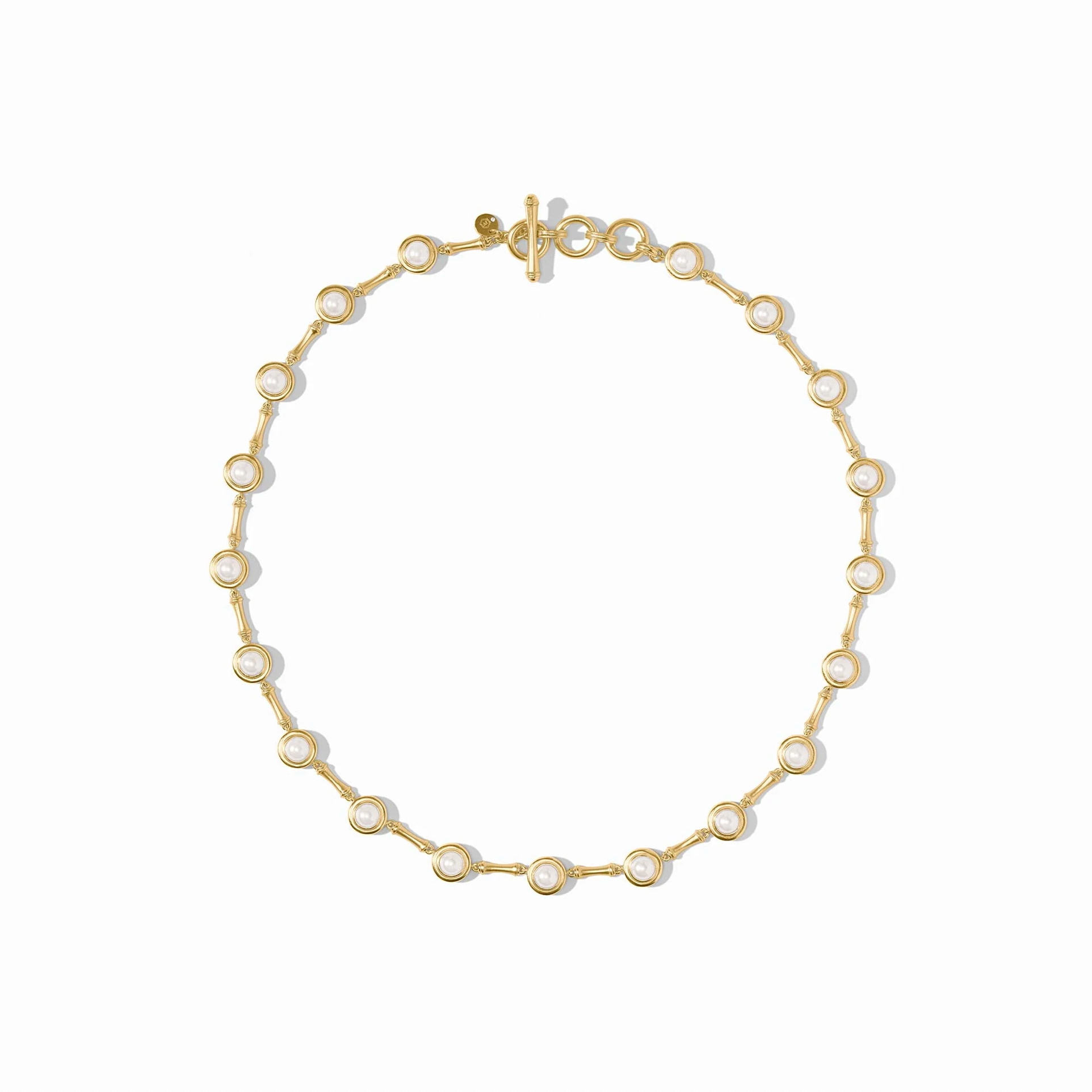 Julie Vos Bamboo Pearl Necklace