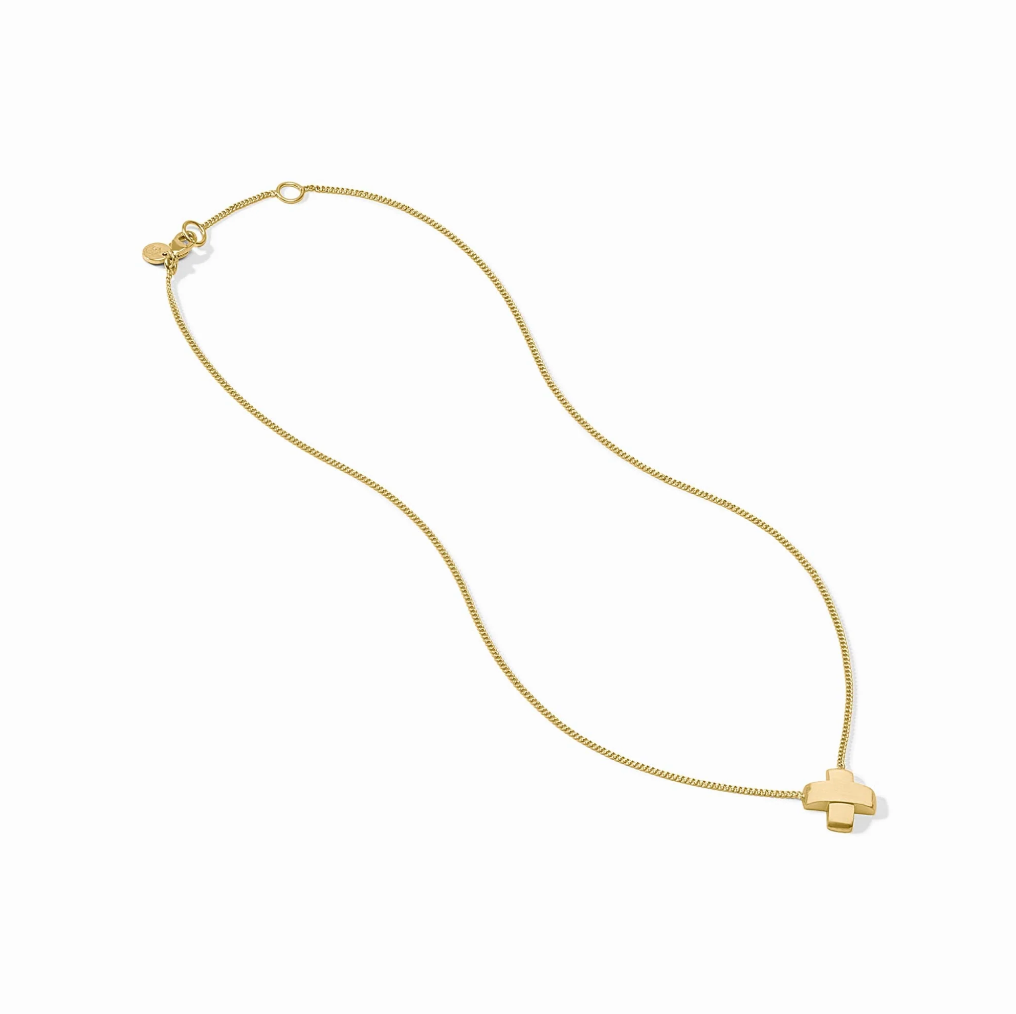 Catalina Pave X Delicate Necklace Julie Vos
