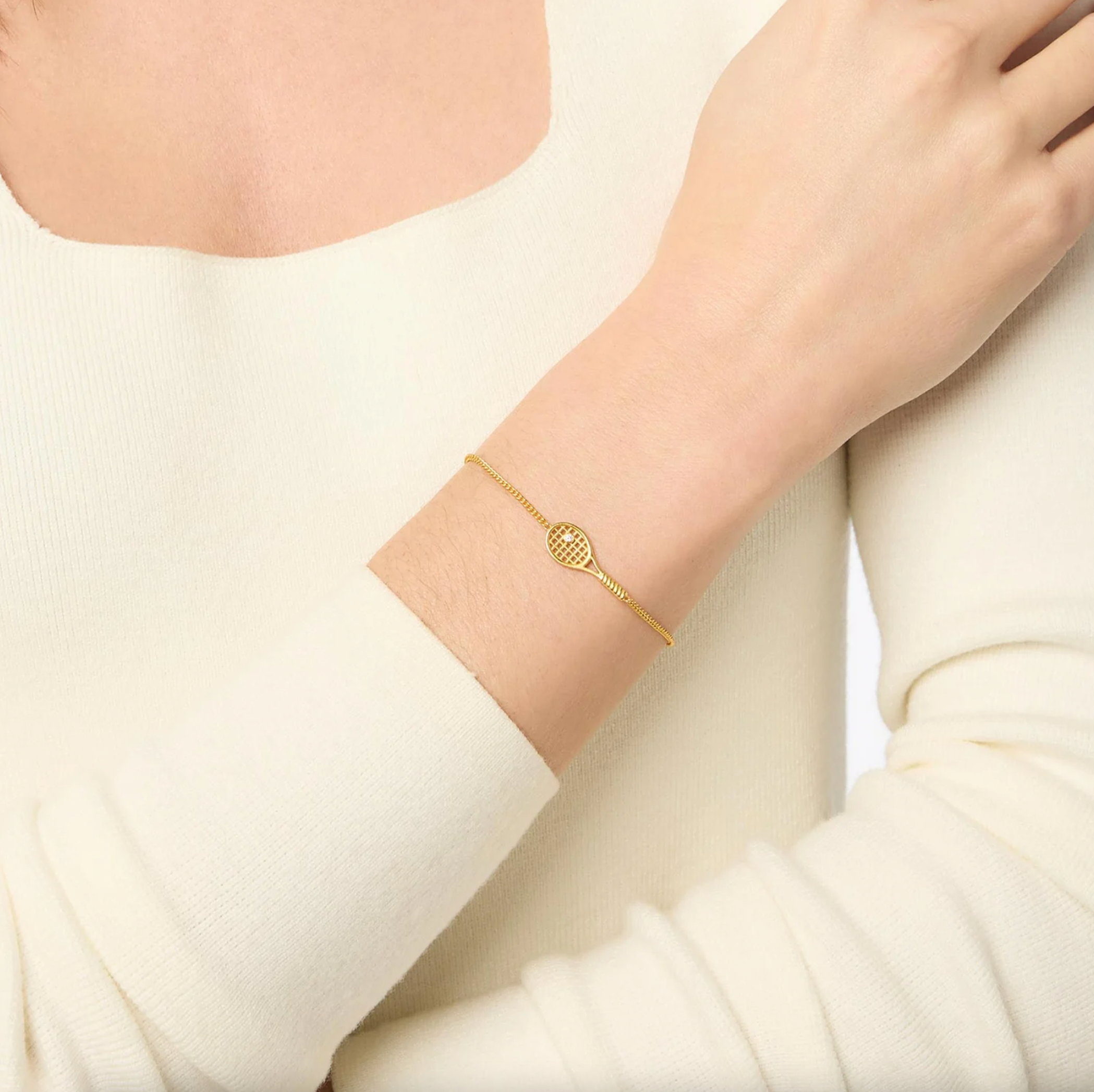 Tennis Racquet Delicate Bracelet 2