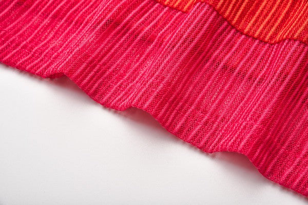 Riviera Mesh Knitted Mini Dress