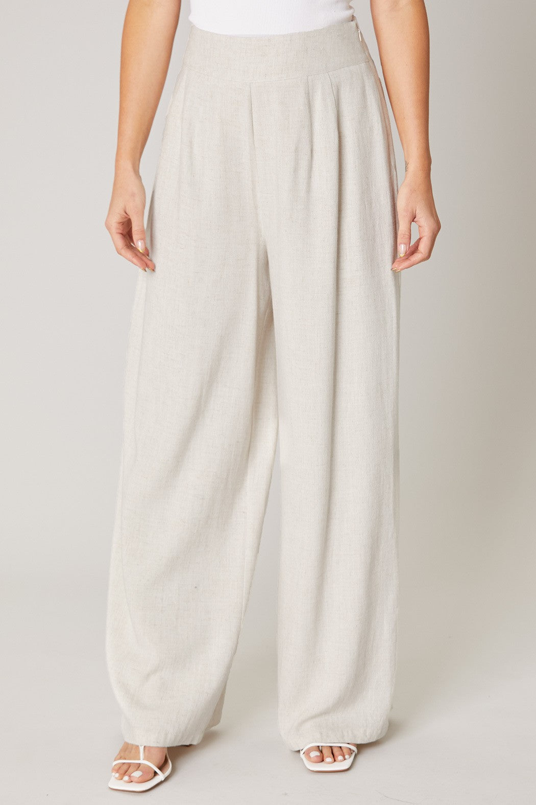 Wide Leg Linen Pant