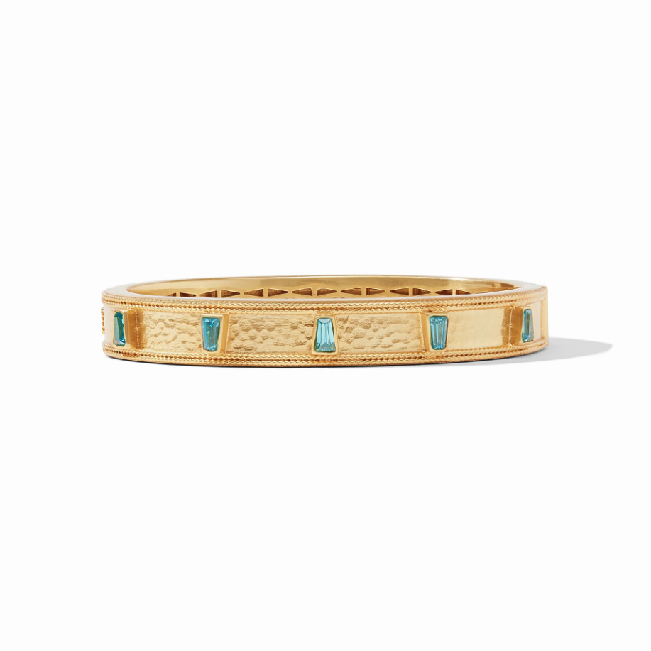 Julie Voss Aurora Stone Hindge Bracelet in Bahamian Blue